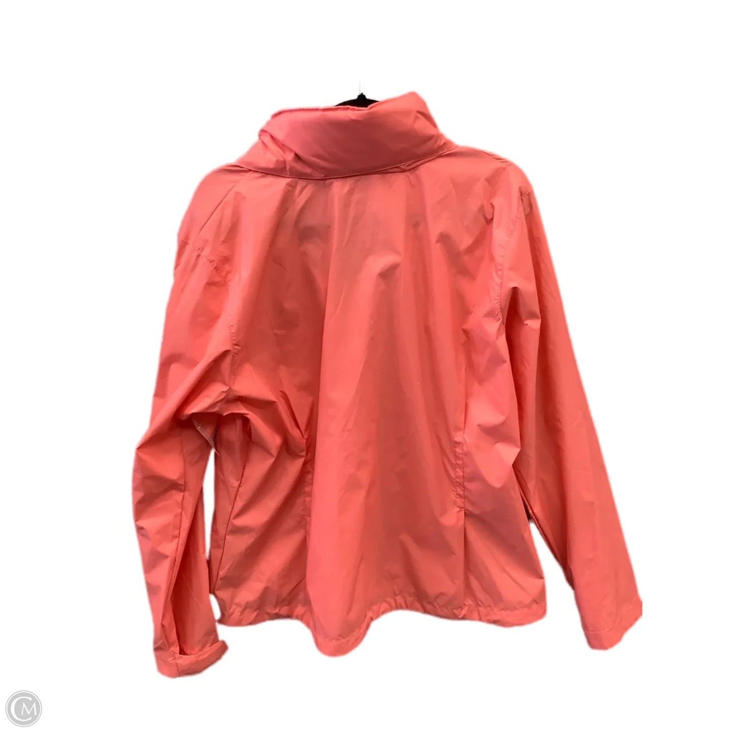 Jacket Windbreaker By Columbia In Peach, Size: Xxl