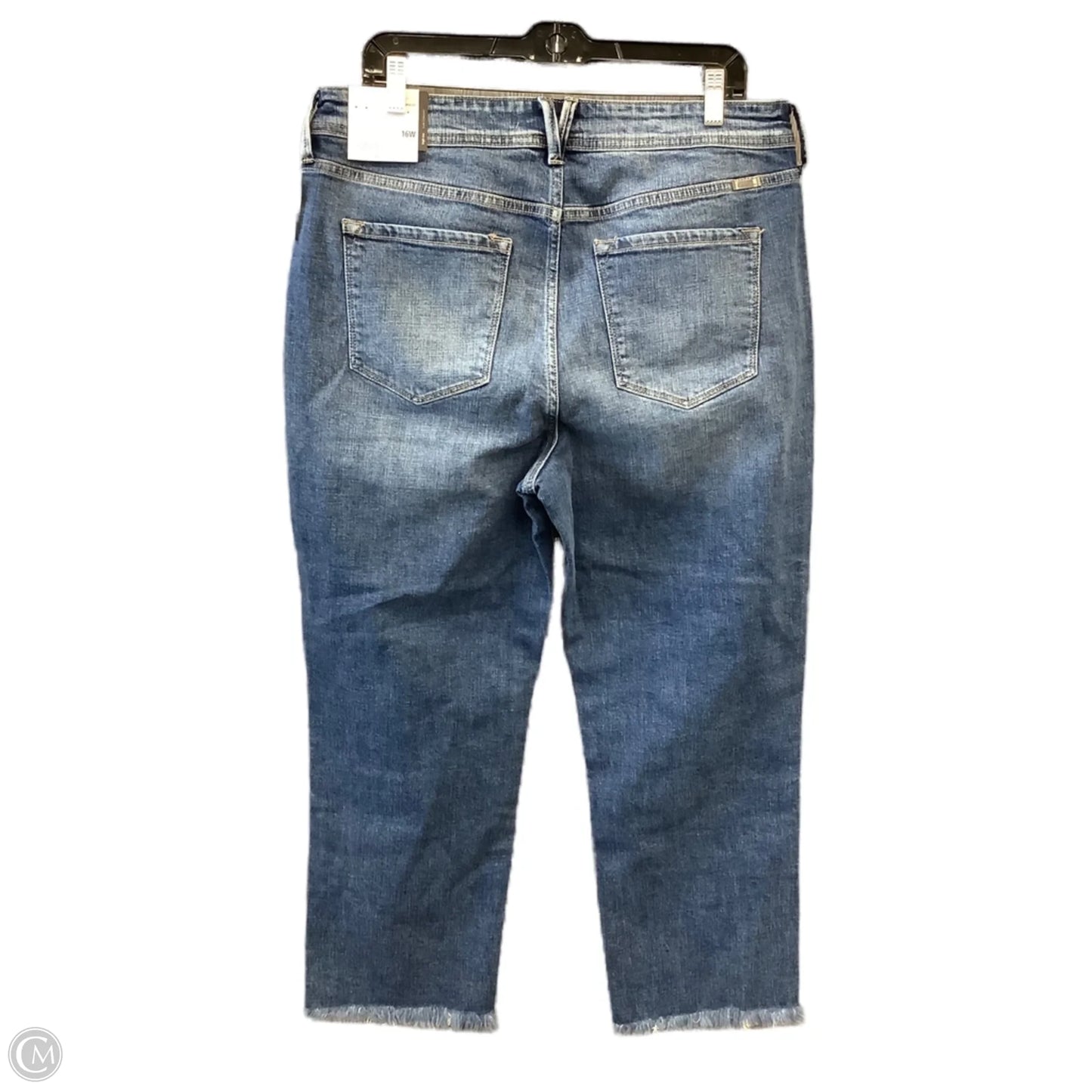 Jeans Straight By Kancan In Blue Denim, Size: 16