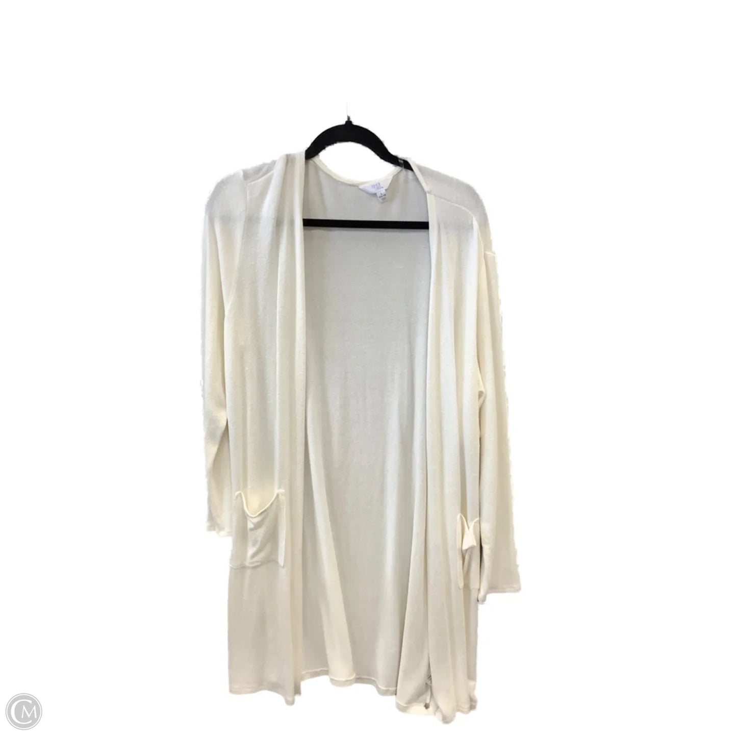 Cardigan By Time And Tru In White, Size: L