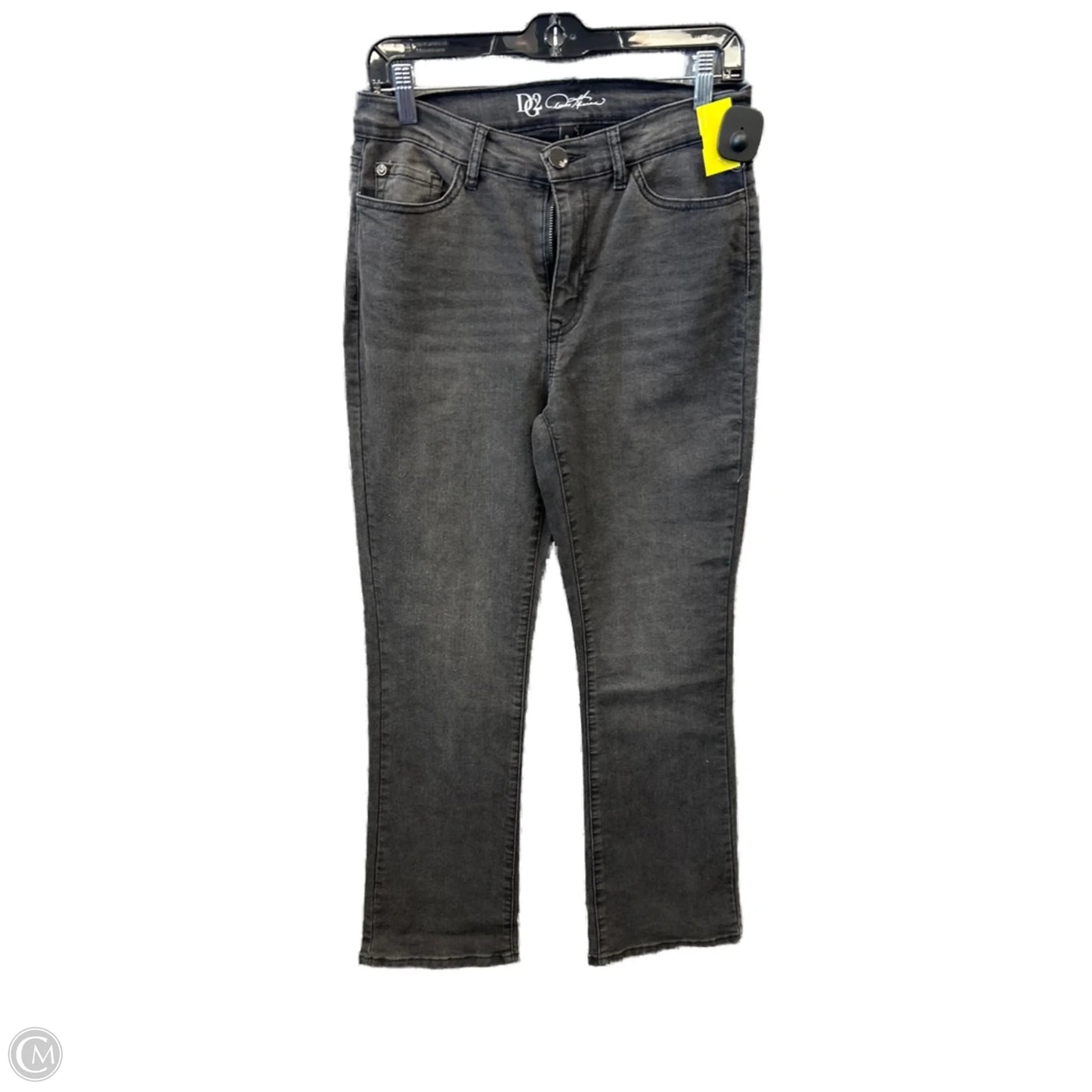 Jeans Straight By Dg2 In Grey Denim, Size: 8