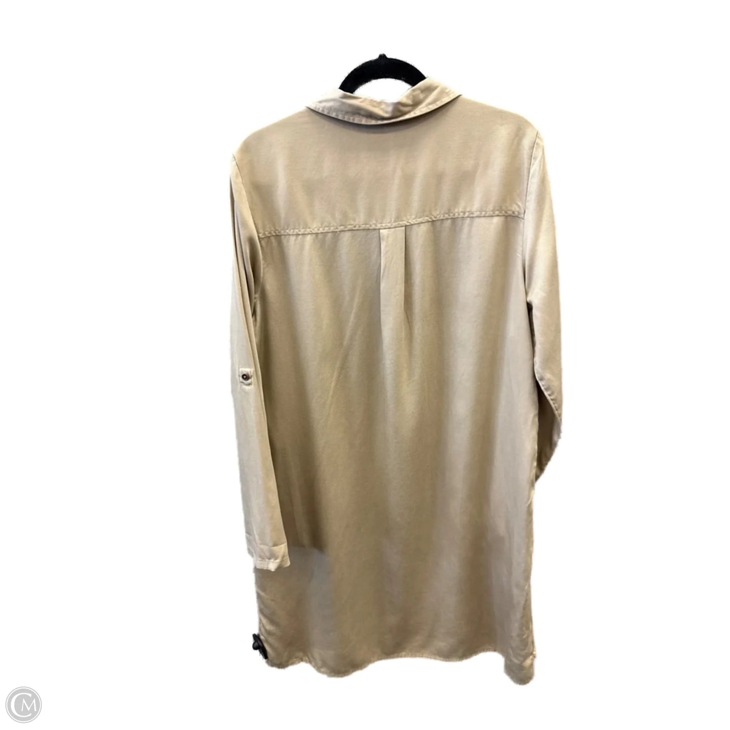 Dress Casual Midi By Falls Creek In Tan, Size: L