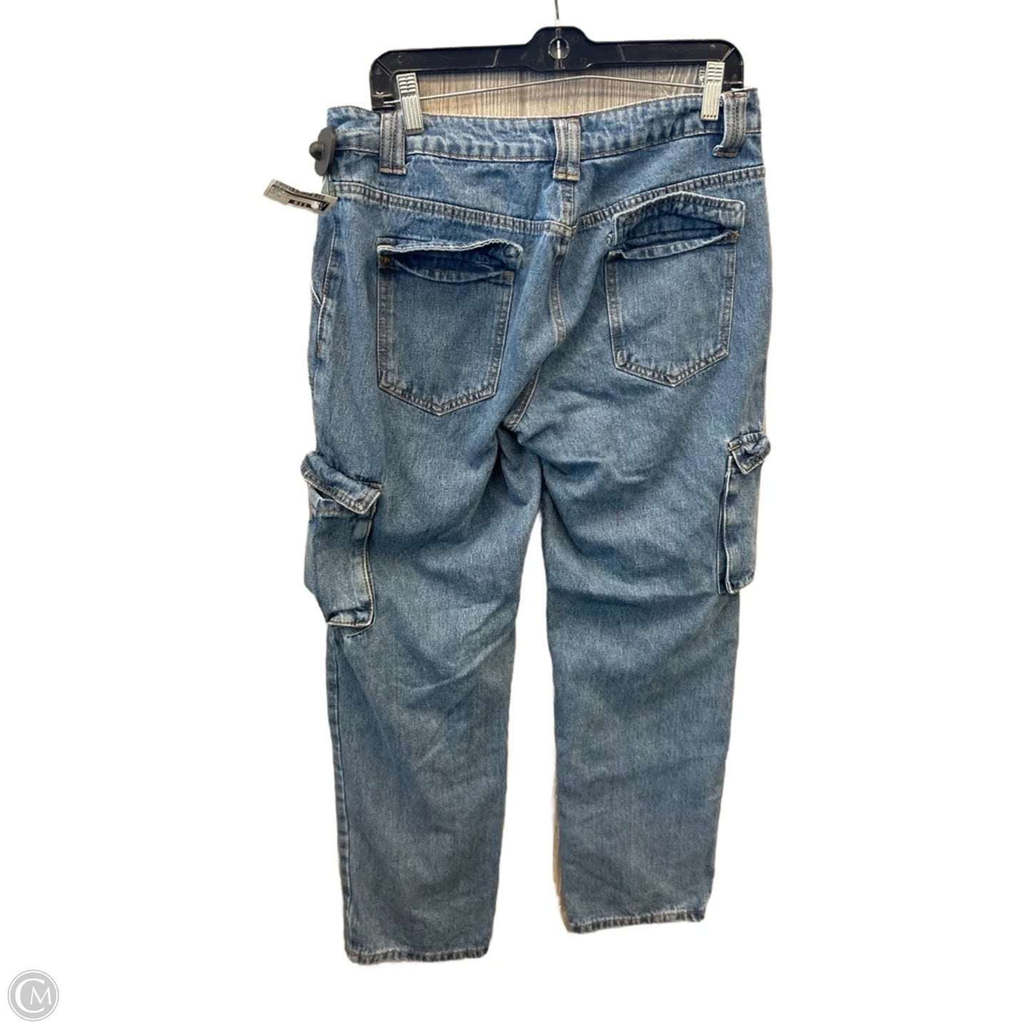 Jeans Straight By Shein In Blue Denim, Size: 12