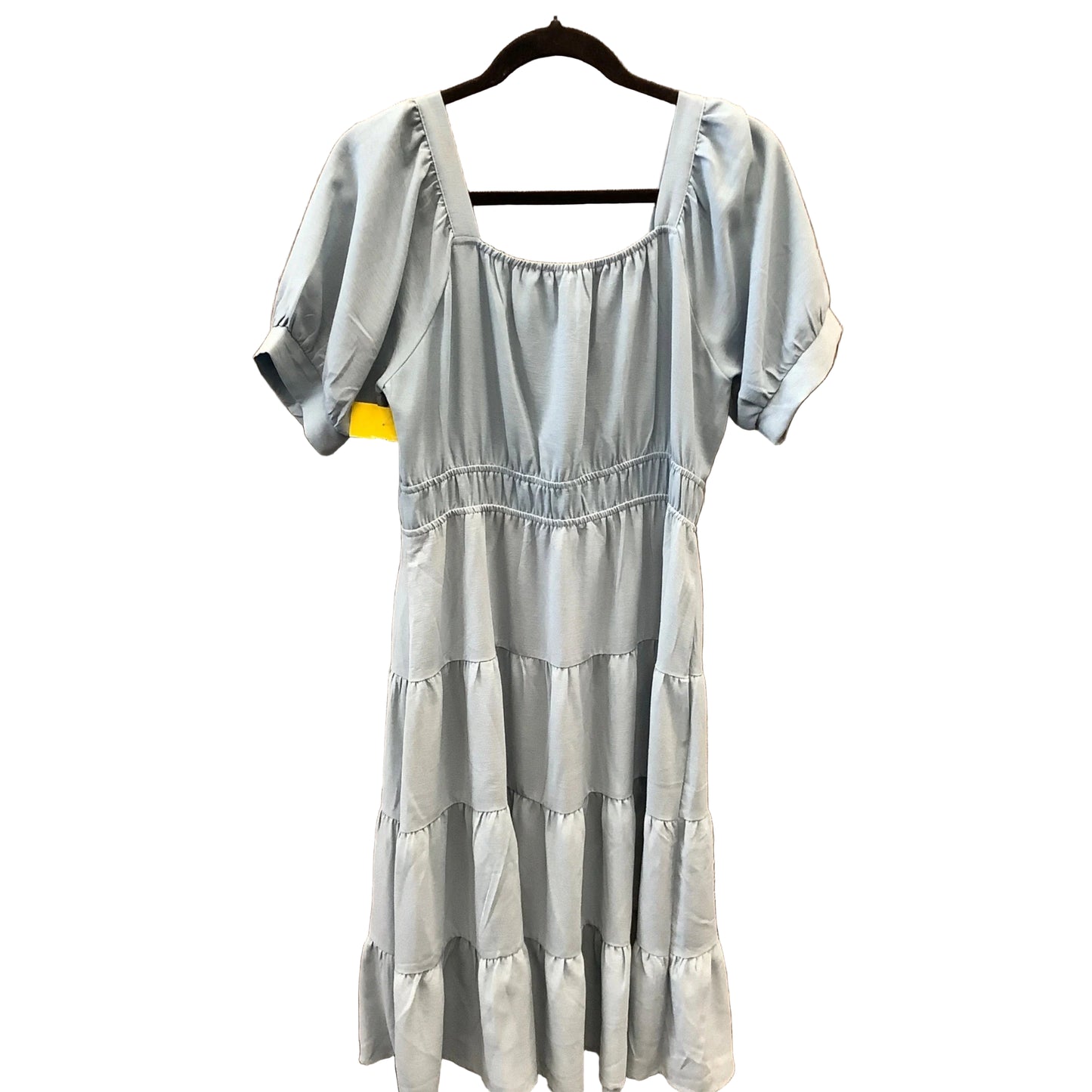 Dress Casual Midi By Monteau In Blue, Size: L