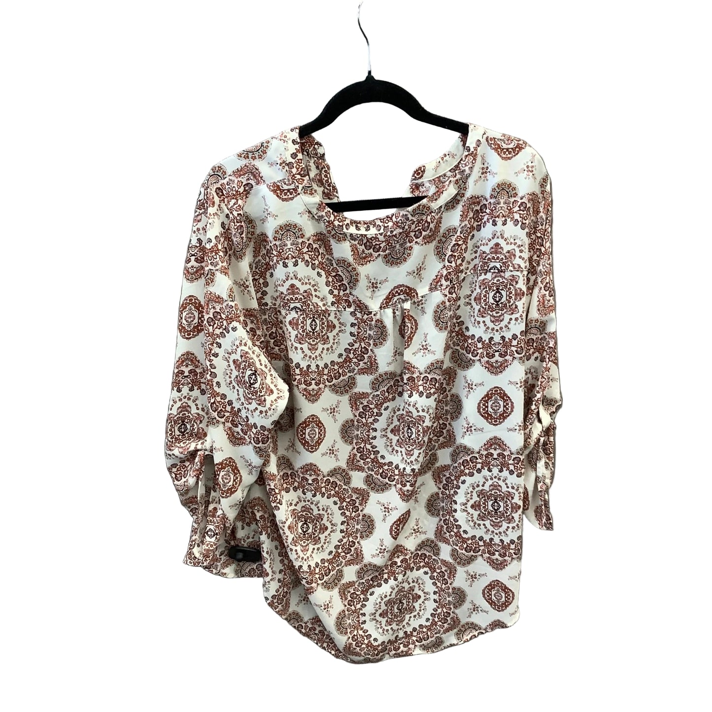 Top 3/4 Sleeve By Maurices In Multi-colored, Size: Xxl