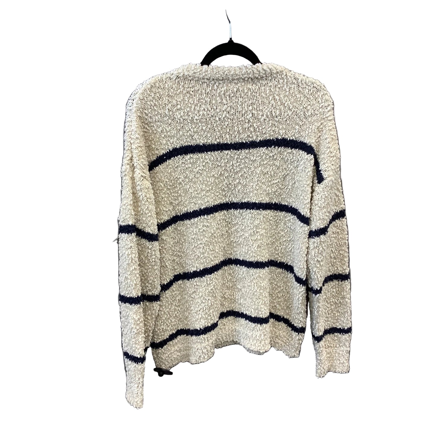 Sweater By Clothes Mentor In Striped Pattern, Size: M