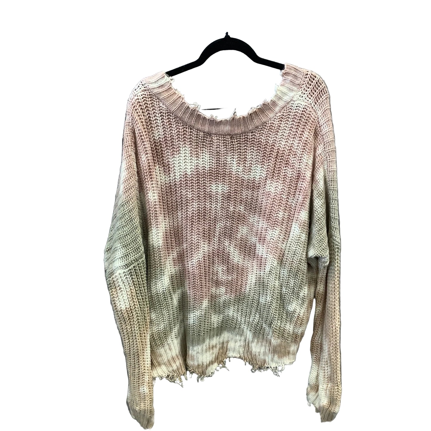 Sweater By Main Strip In Ombre Print, Size: 1x