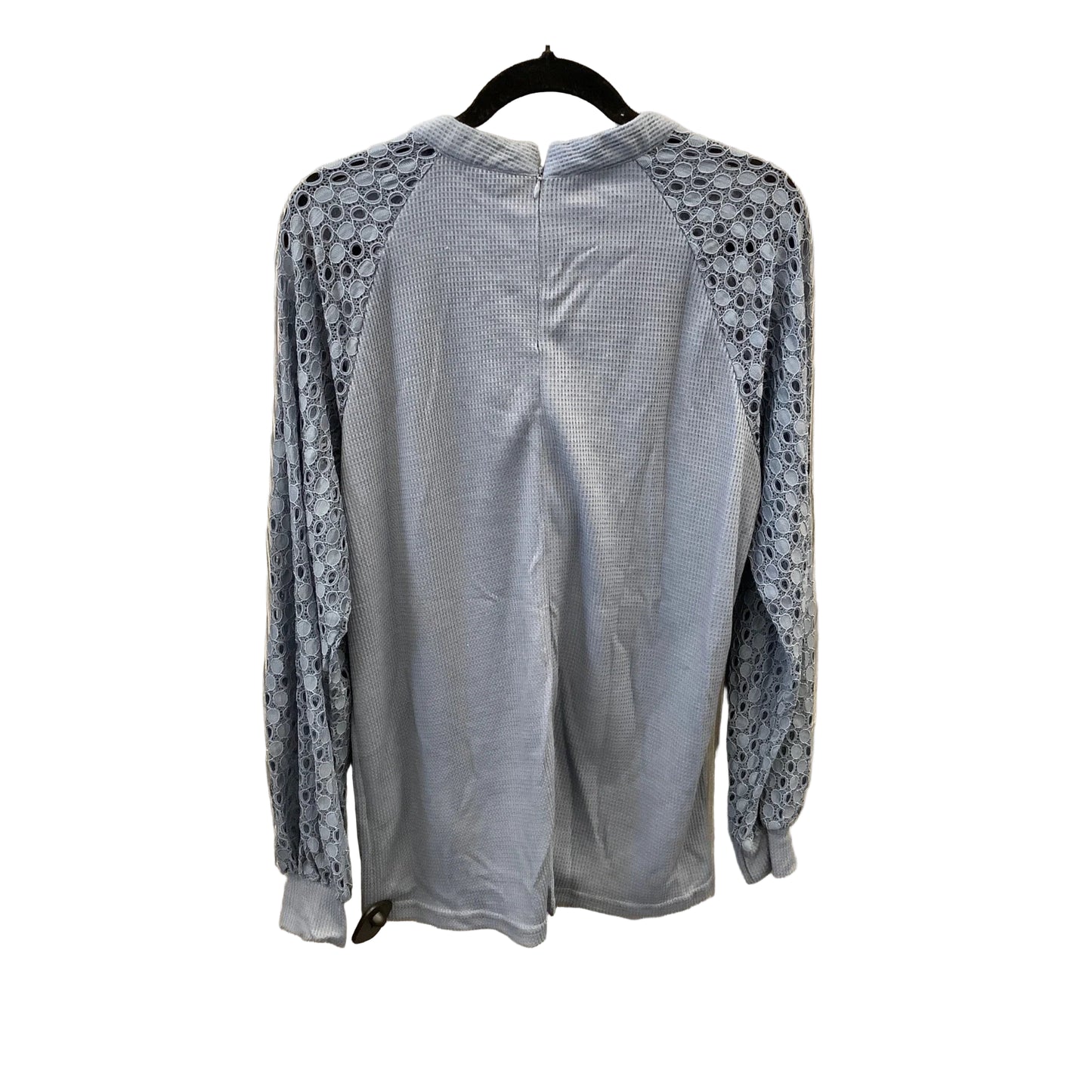 Top Long Sleeve By Miholl In Blue, Size: Xl