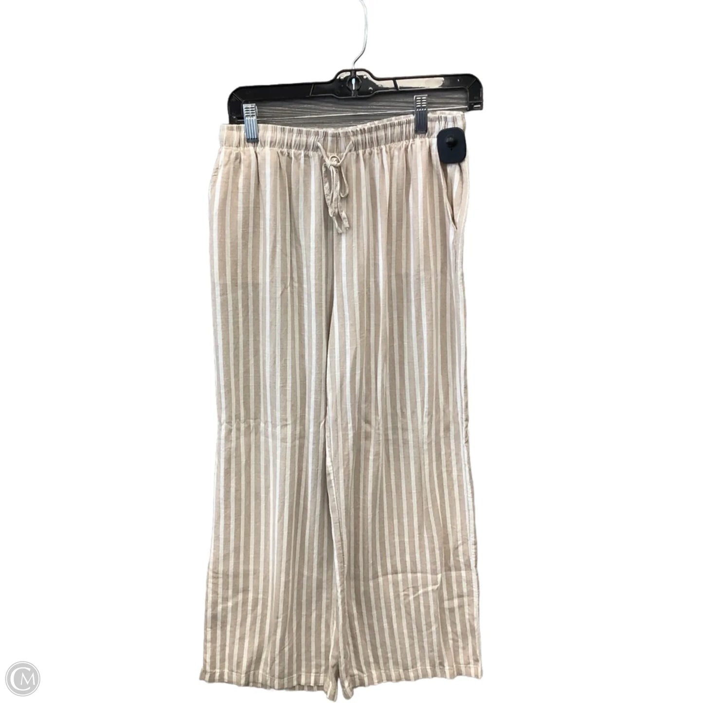 Pants Linen By Clothes Mentor In Striped Pattern, Size: 12
