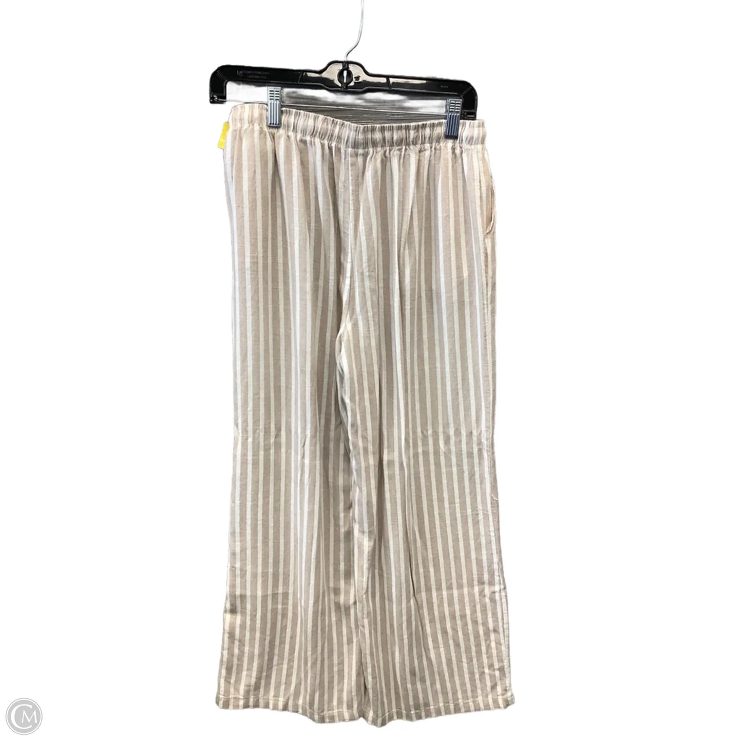 Pants Linen By Clothes Mentor In Striped Pattern, Size: 12
