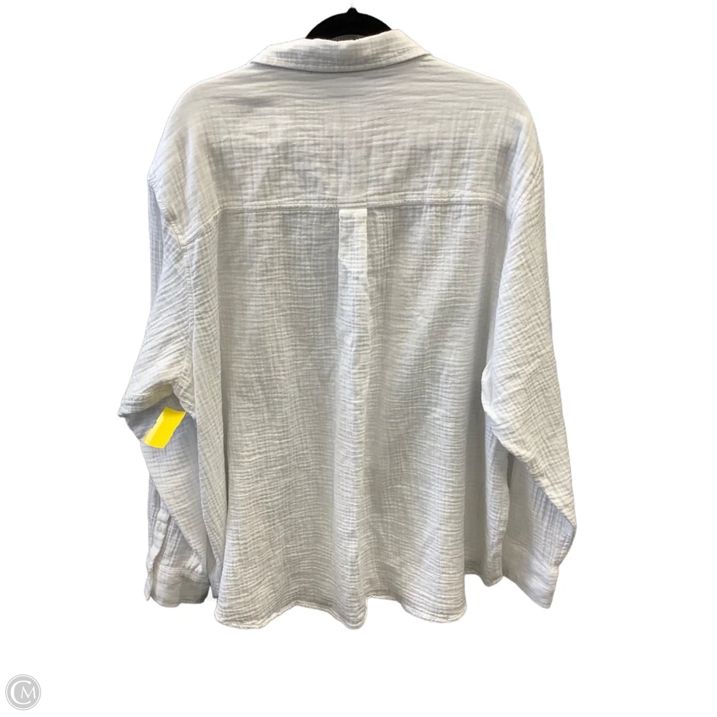 Top Long Sleeve By Gap In White, Size: Xxl