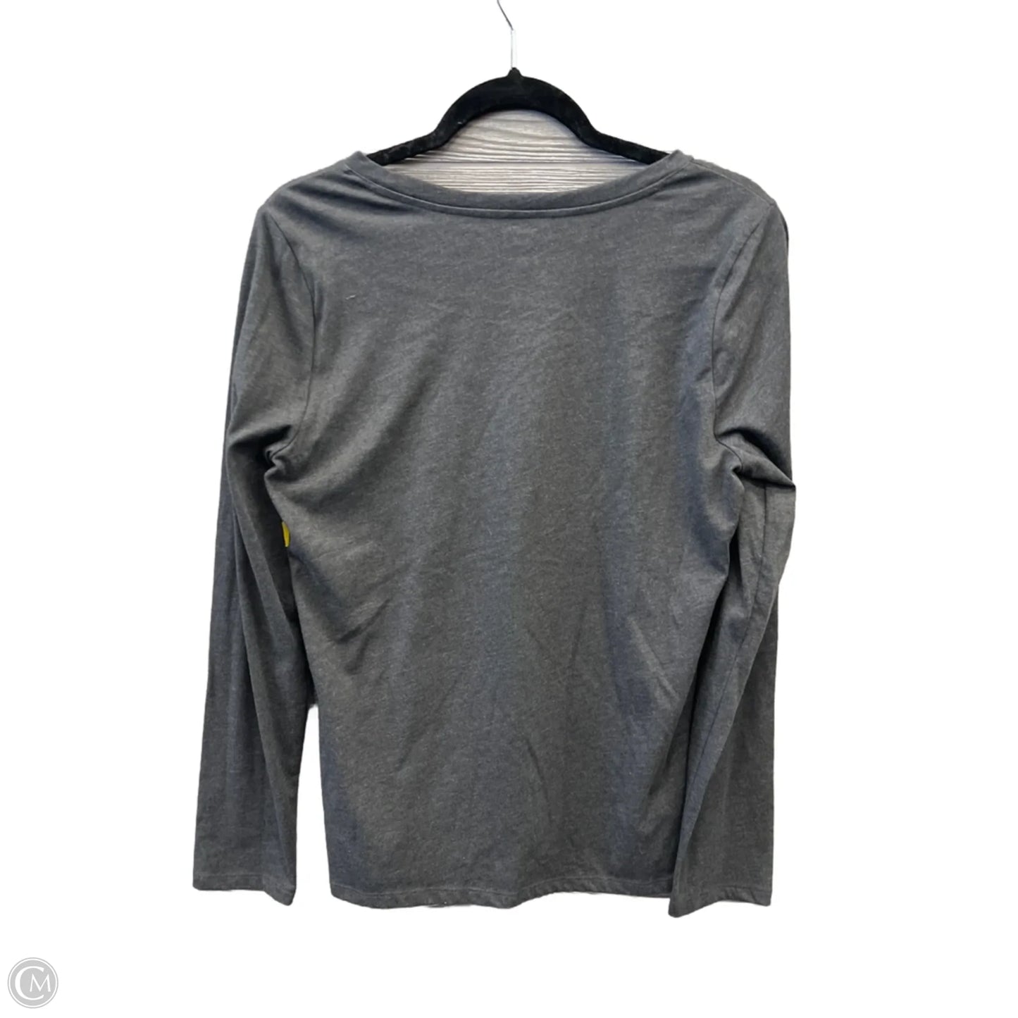 Top Long Sleeve By Sonoma In Grey, Size: M