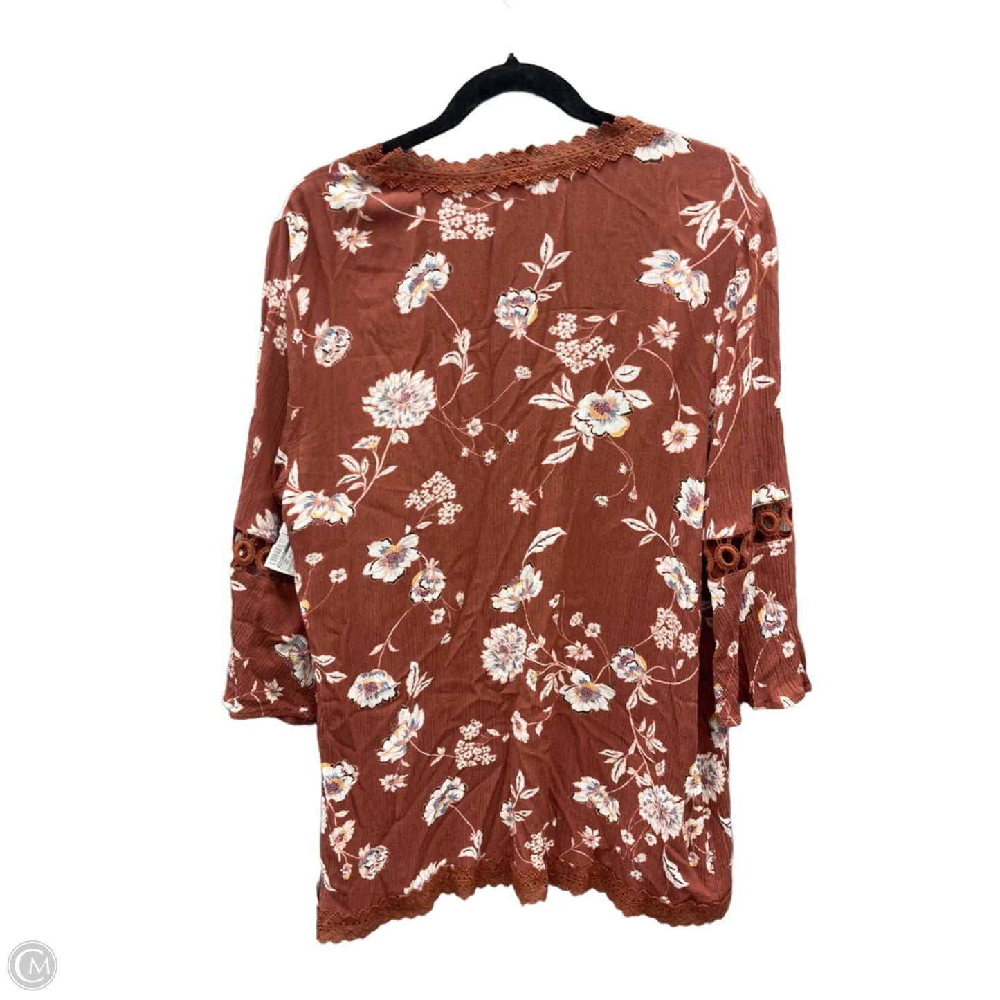 Kimono By Maurices In Floral Print, Size: L