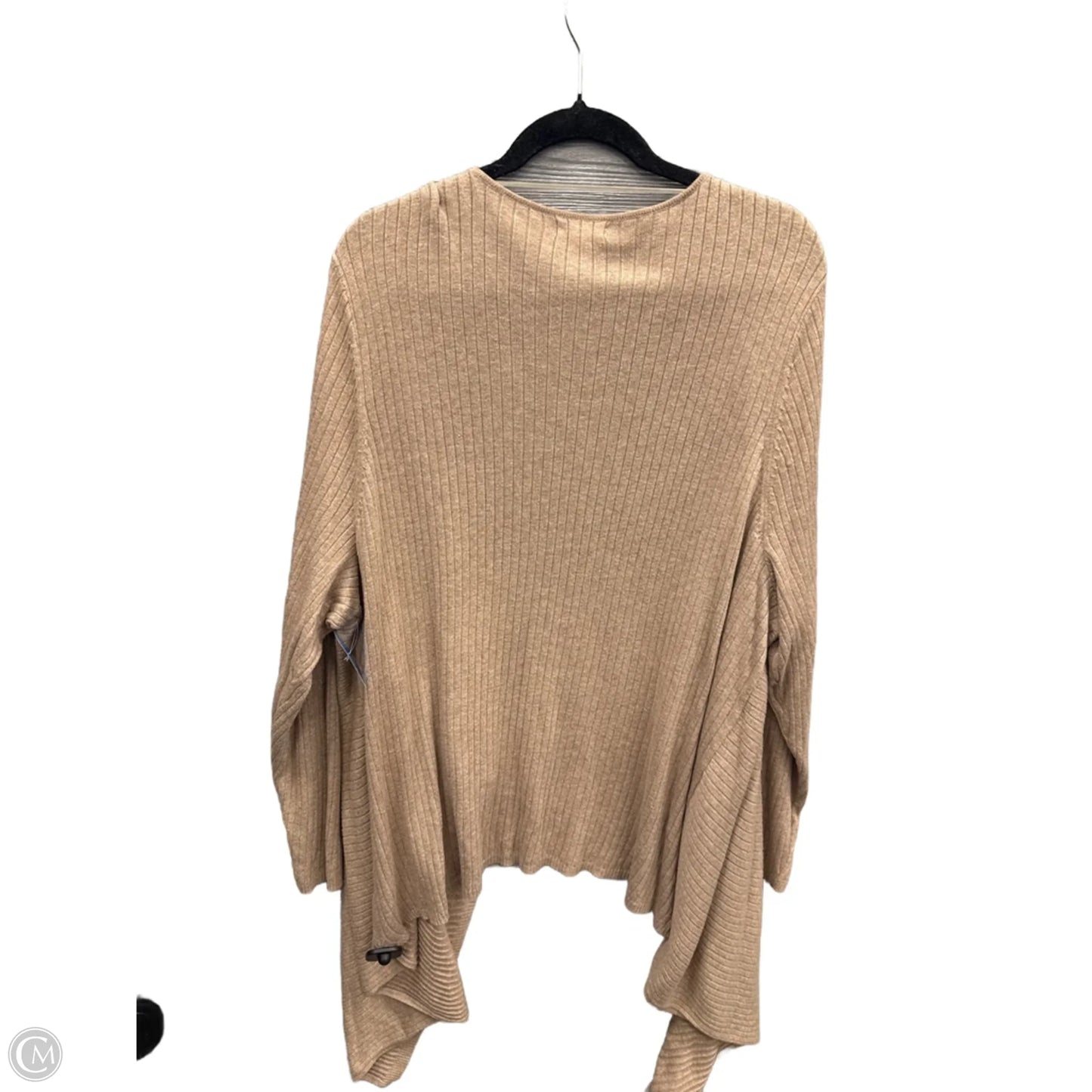 Cardigan By Croft And Barrow In Beige, Size: 2x