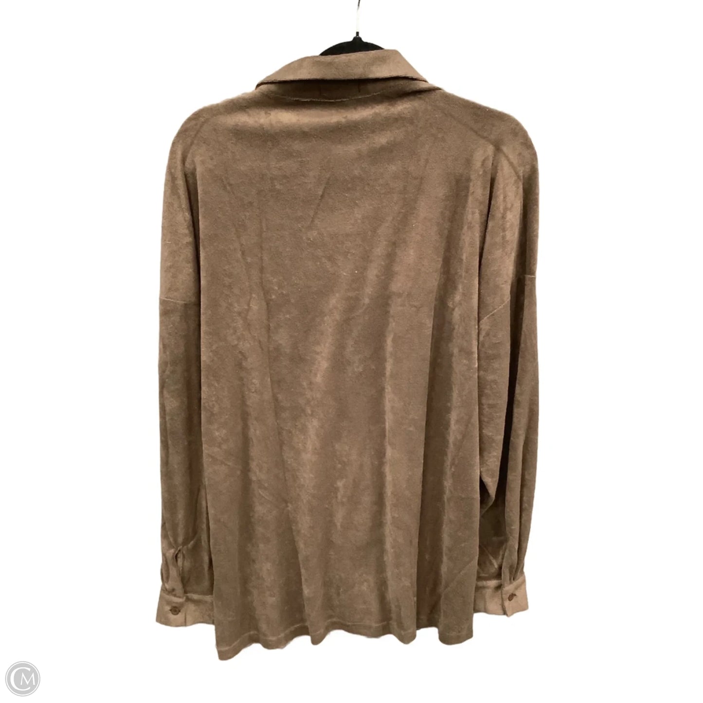 Top Long Sleeve By Pretty Little Thing In Brown, Size: S
