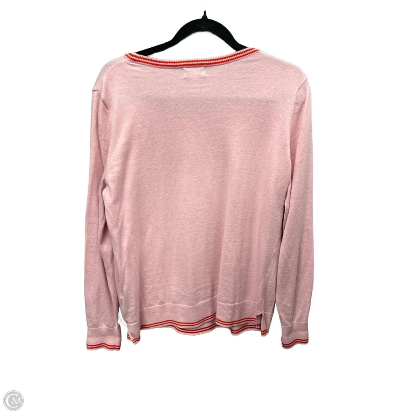 Sweater By Old Navy In Pink & Red, Size: L