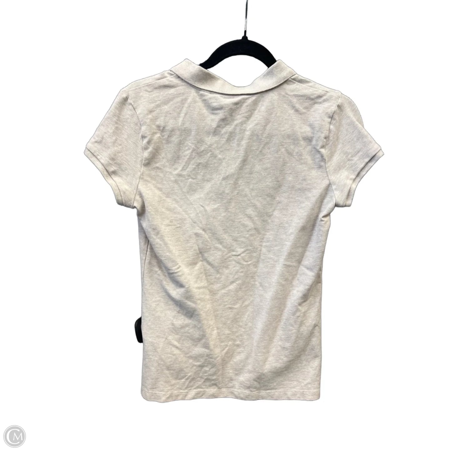 Top Short Sleeve By Calvin Klein In Cream, Size: S