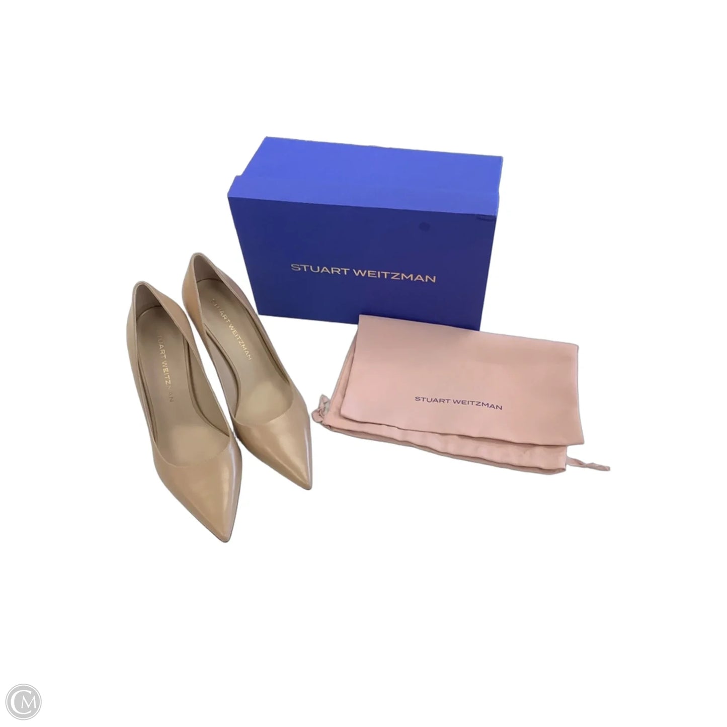 Shoes Designer By Stuart Weitzman In Tan, Size: 10