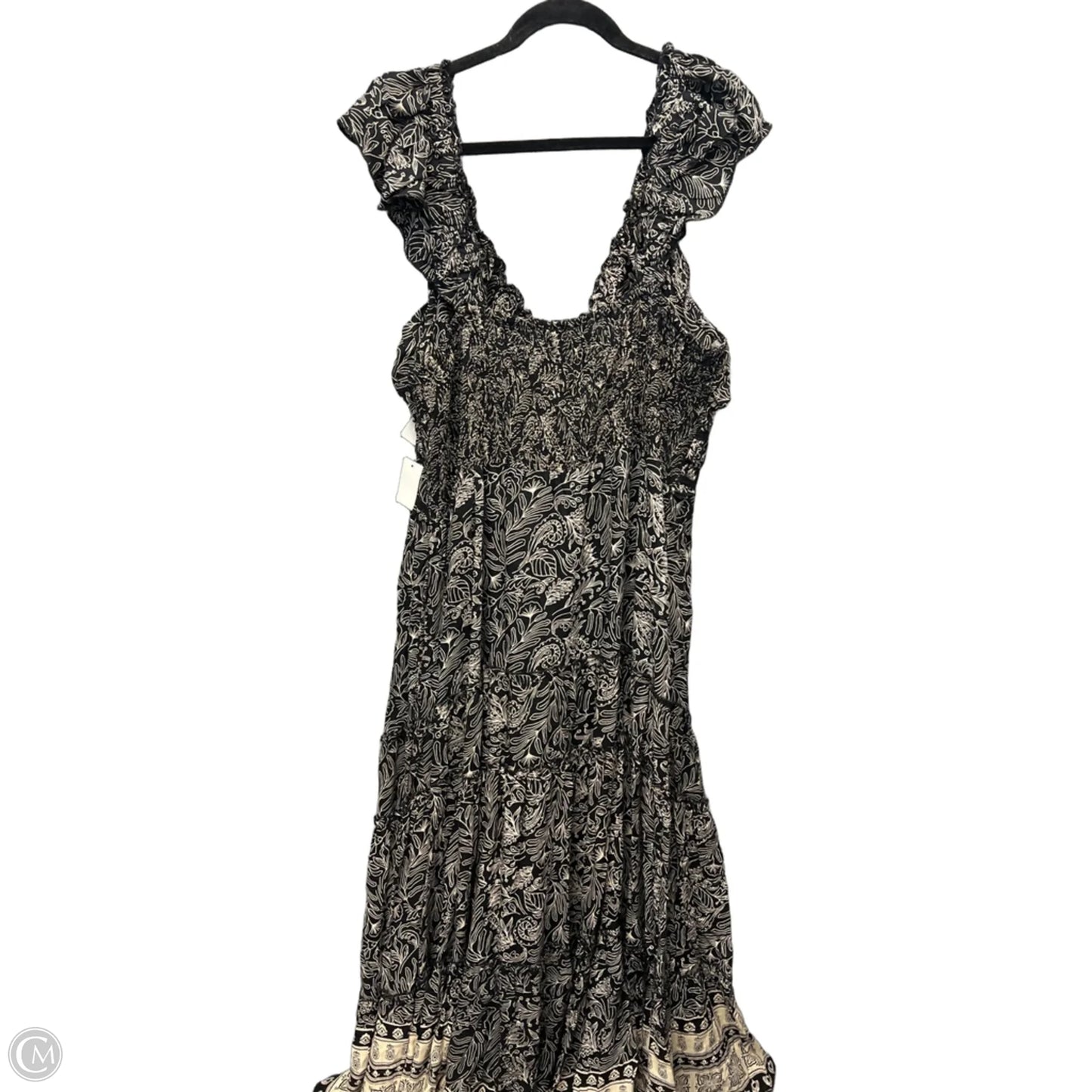 Dress Casual Maxi By Angie In Black, Size: 2x