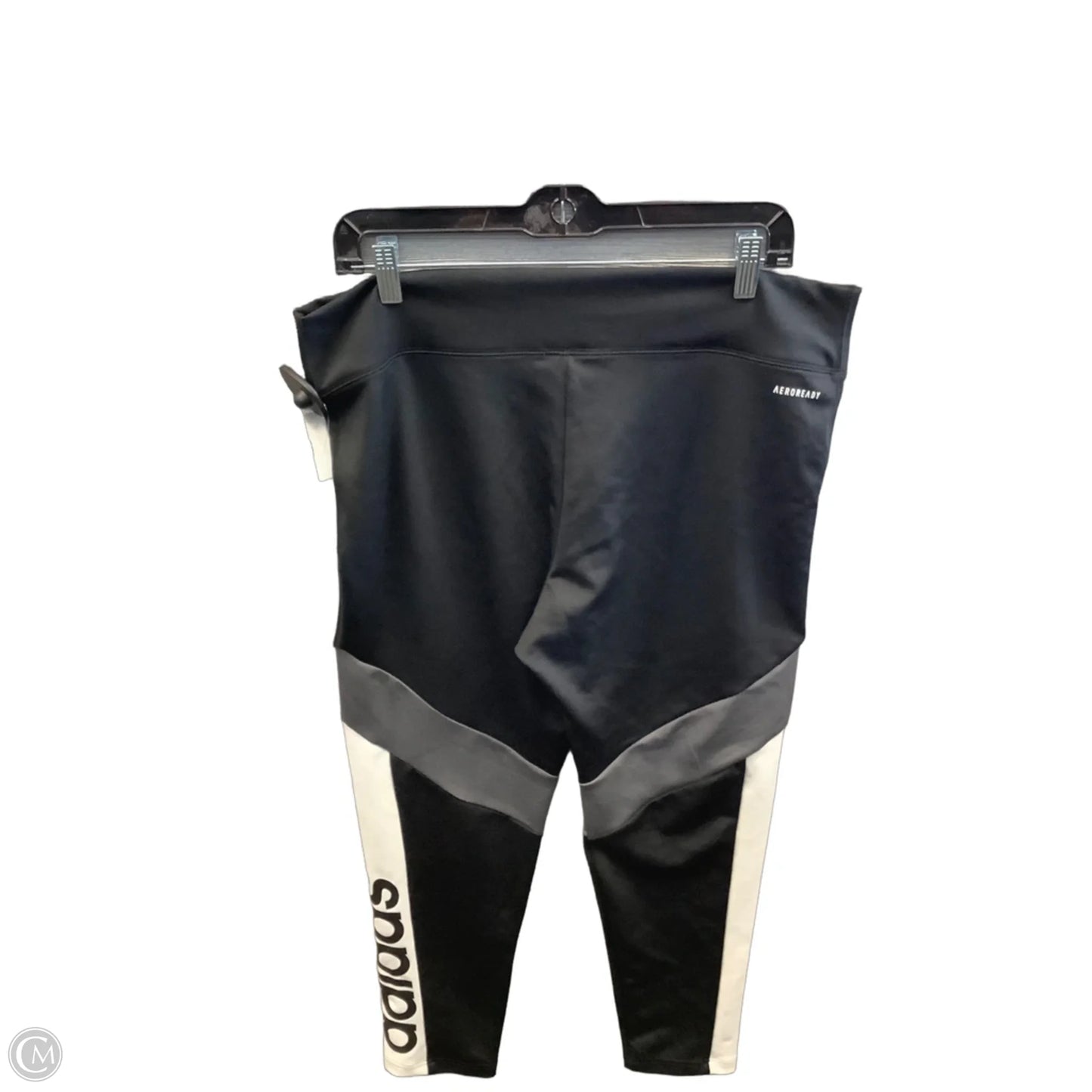 Athletic Leggings By Adidas In Black, Size: Xl