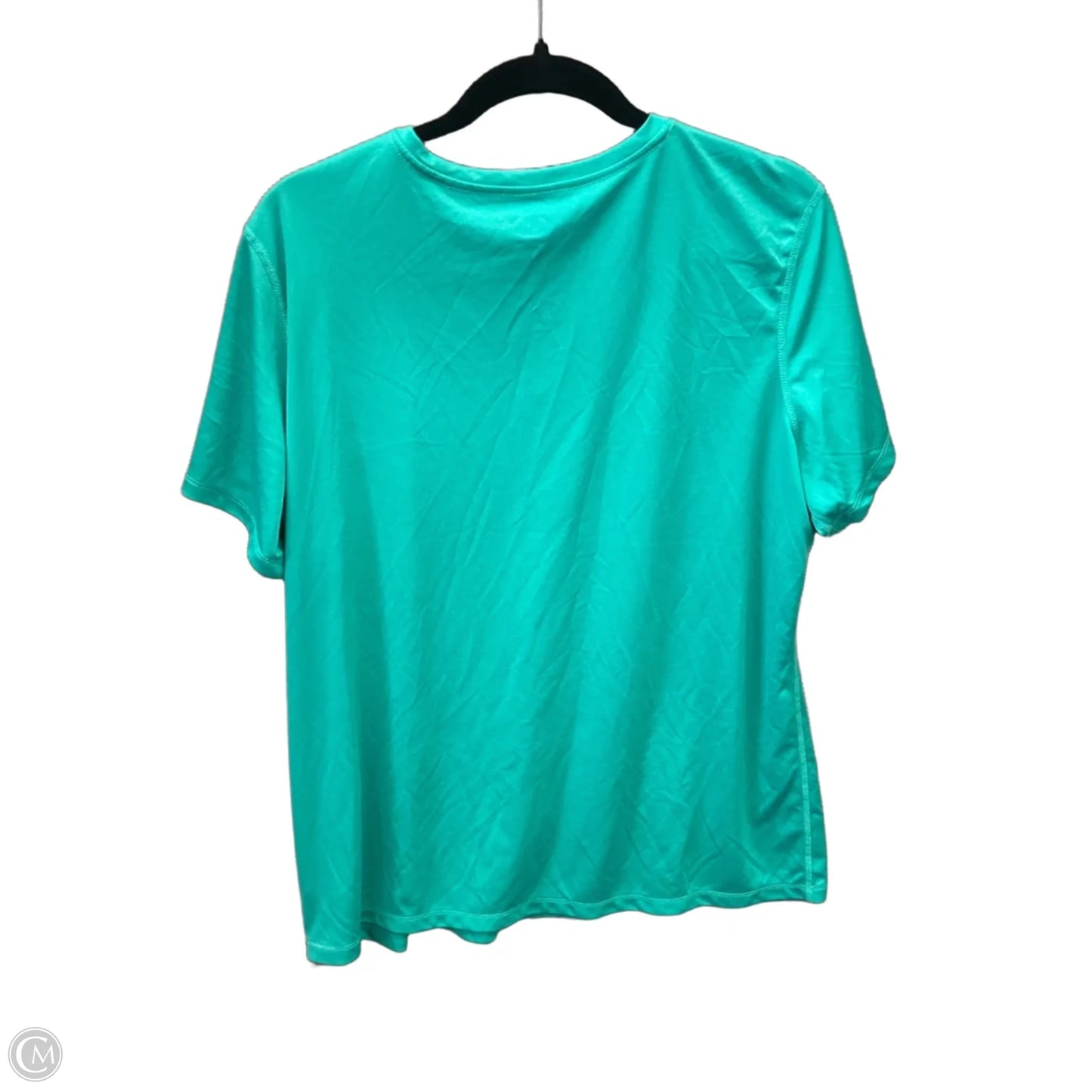 Athletic Top Short Sleeve By Athletic Works In Green, Size: Xl