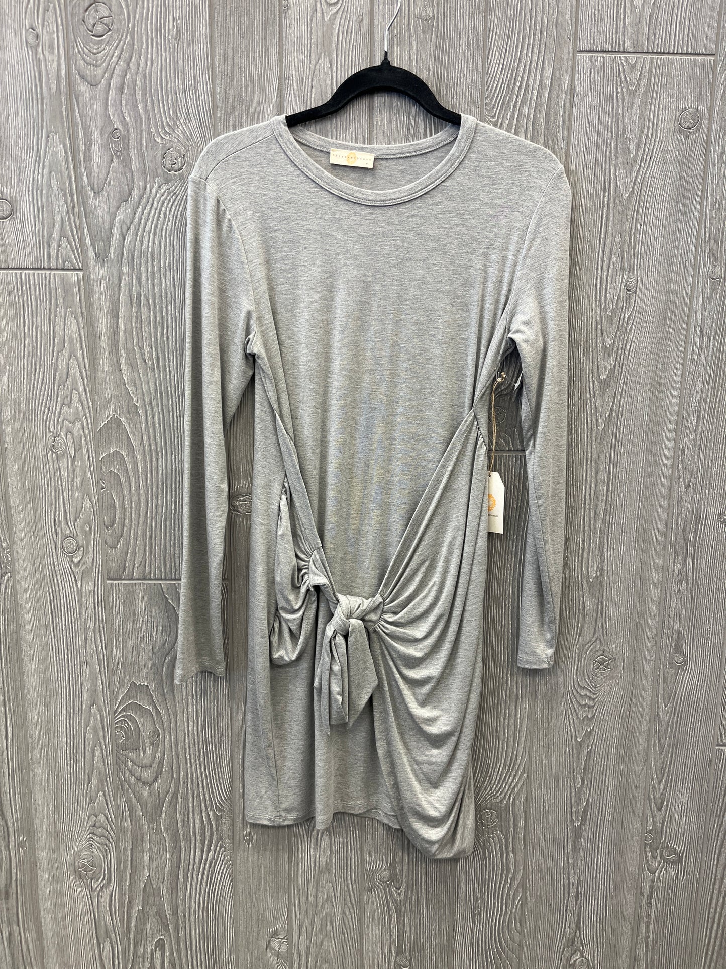 Dress Casual Midi By Clothes Mentor In Grey, Size: M