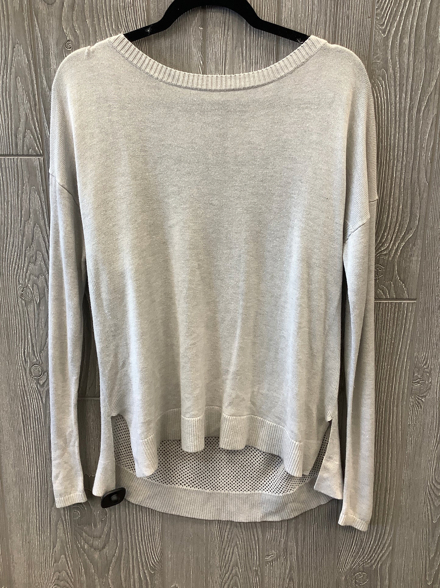 Top Long Sleeve By Lululemon In Grey, Size: 10