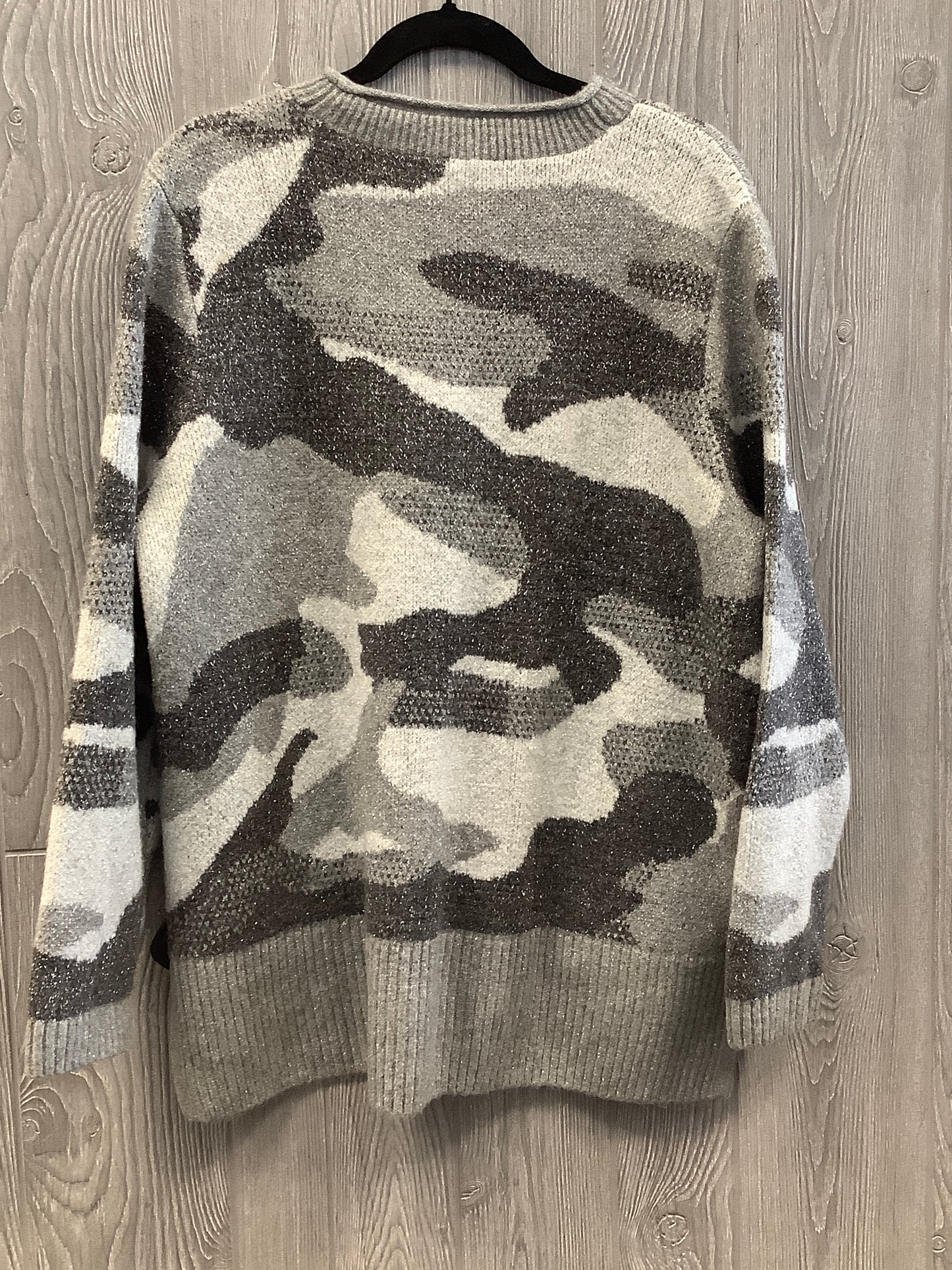 Sweater By Talbots In Grey, Size: L