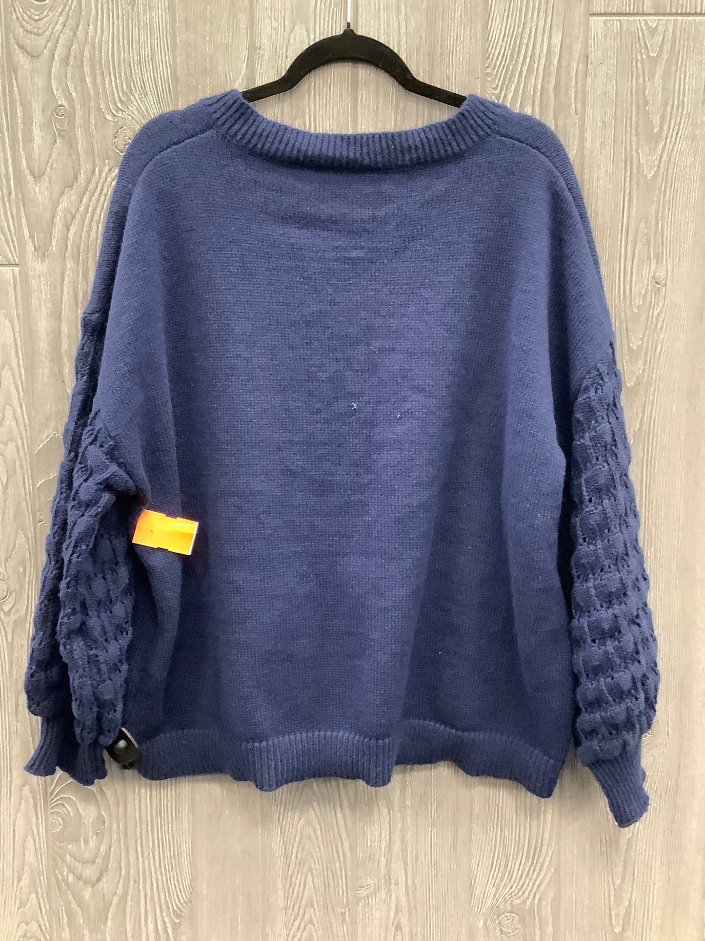 Sweater By Shein In Blue, Size: 2x