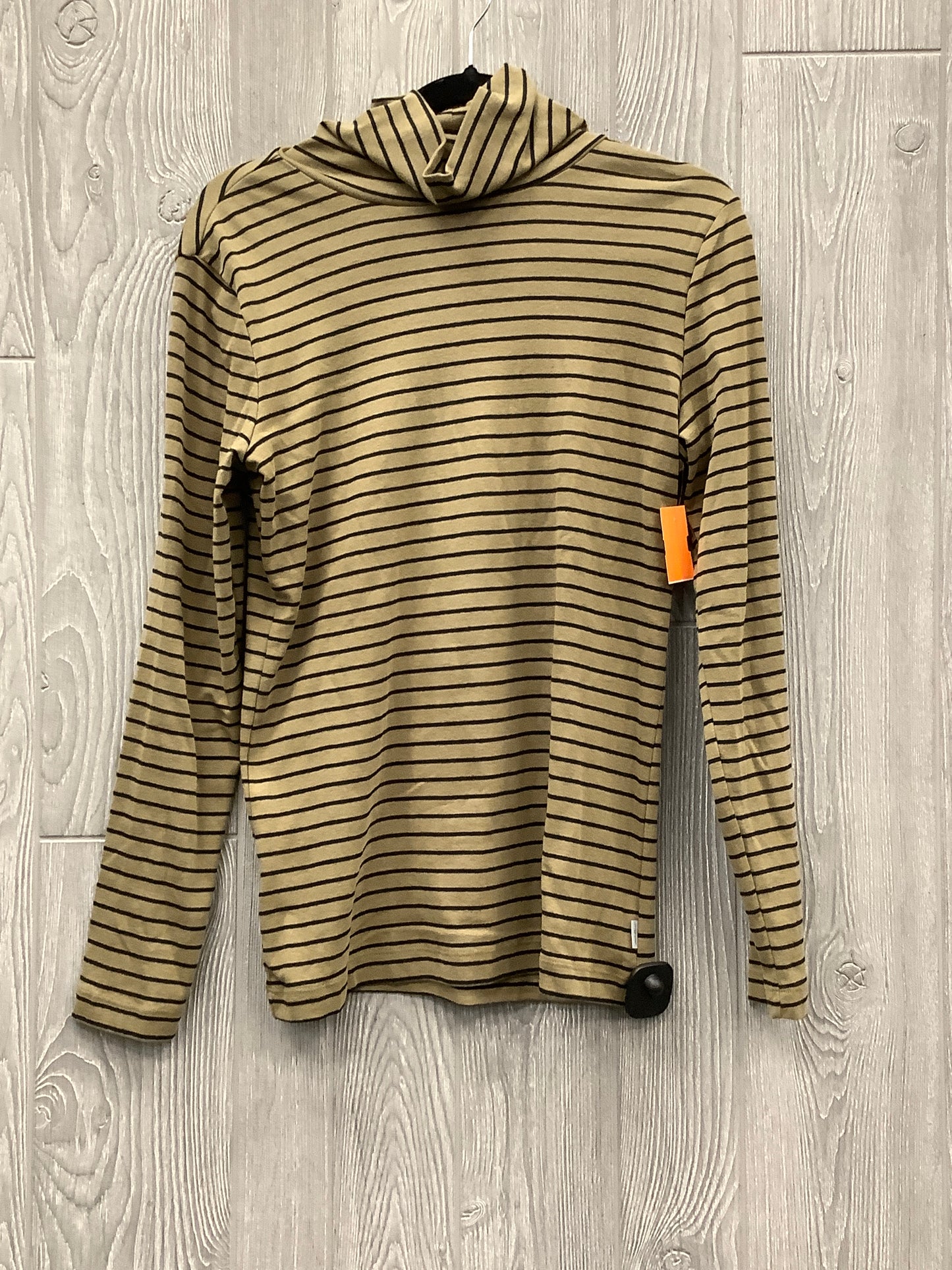 Top Long Sleeve By Eddie Bauer In Striped Pattern, Size: L