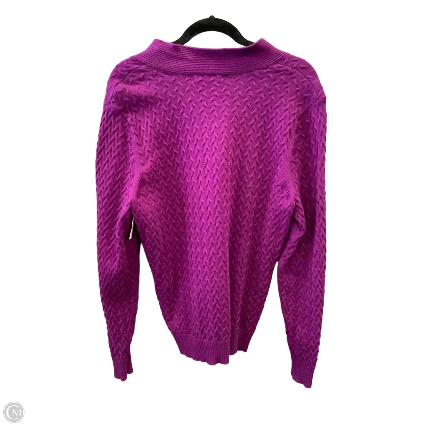 Sweater By Studio Works In Purple, Size: Xl
