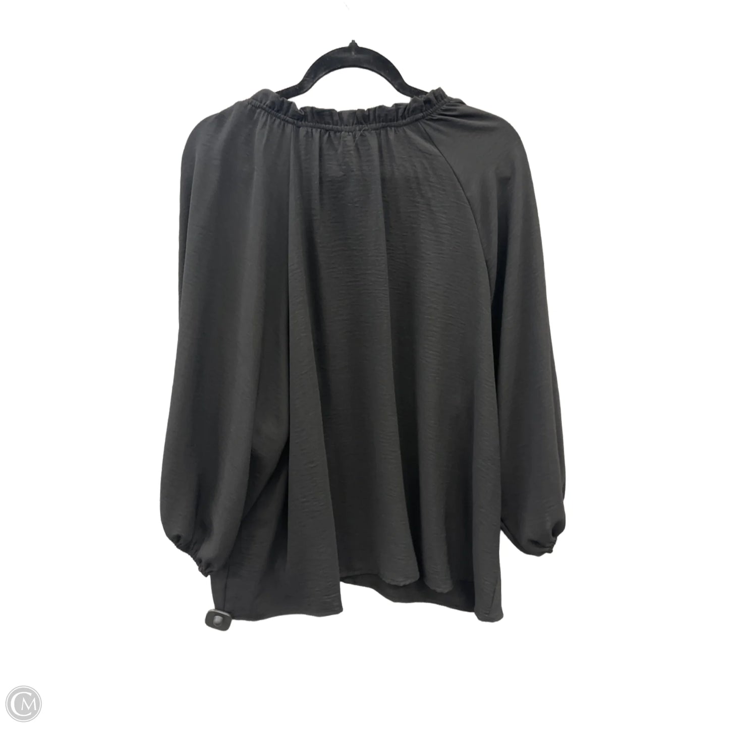 Top Long Sleeve By Ee Some In Black, Size: Xl