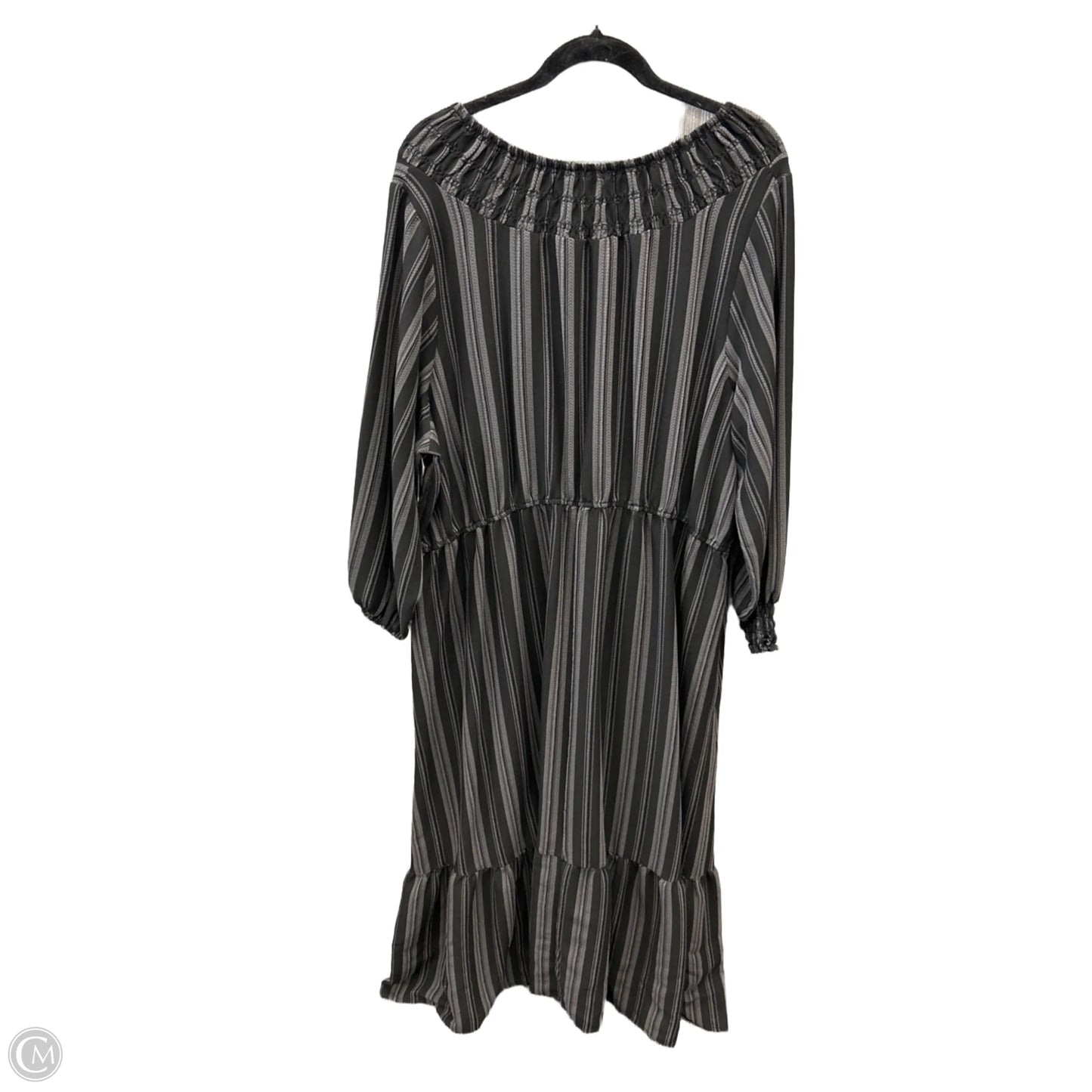 Dress Casual Midi By Terra & Sky In Black, Size: 2x