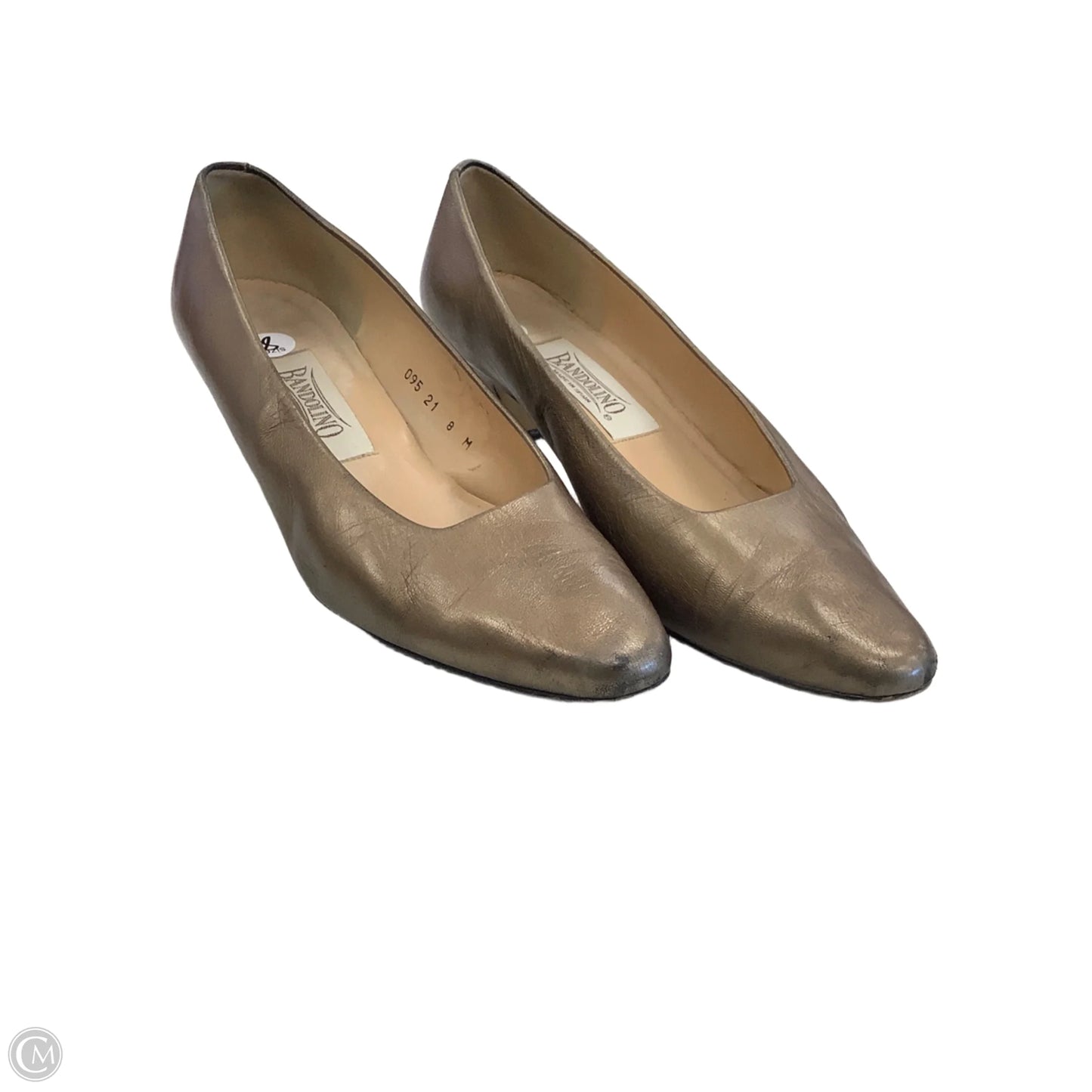Shoes Heels Kitten By Bandolino In Bronze, Size: 8