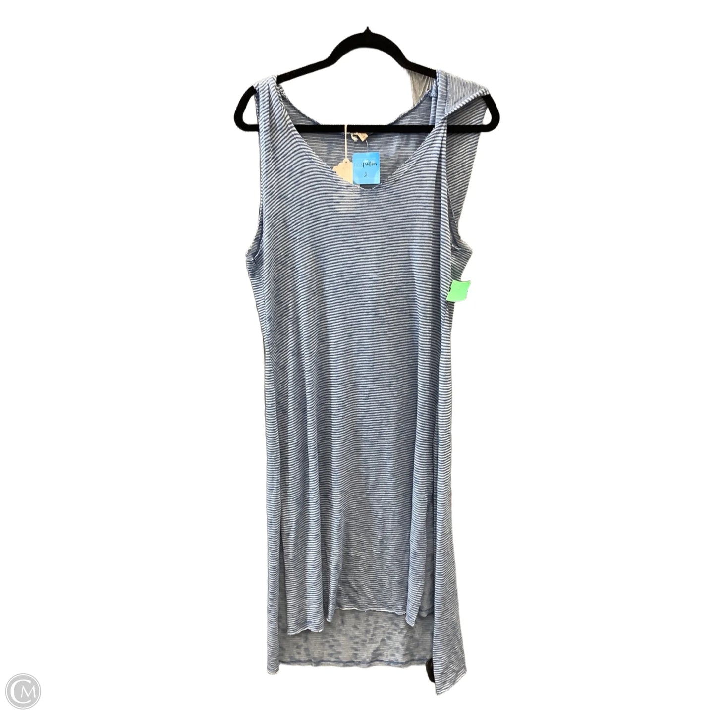 Dress Casual Midi By Hem & Thread In Blue, Size: L