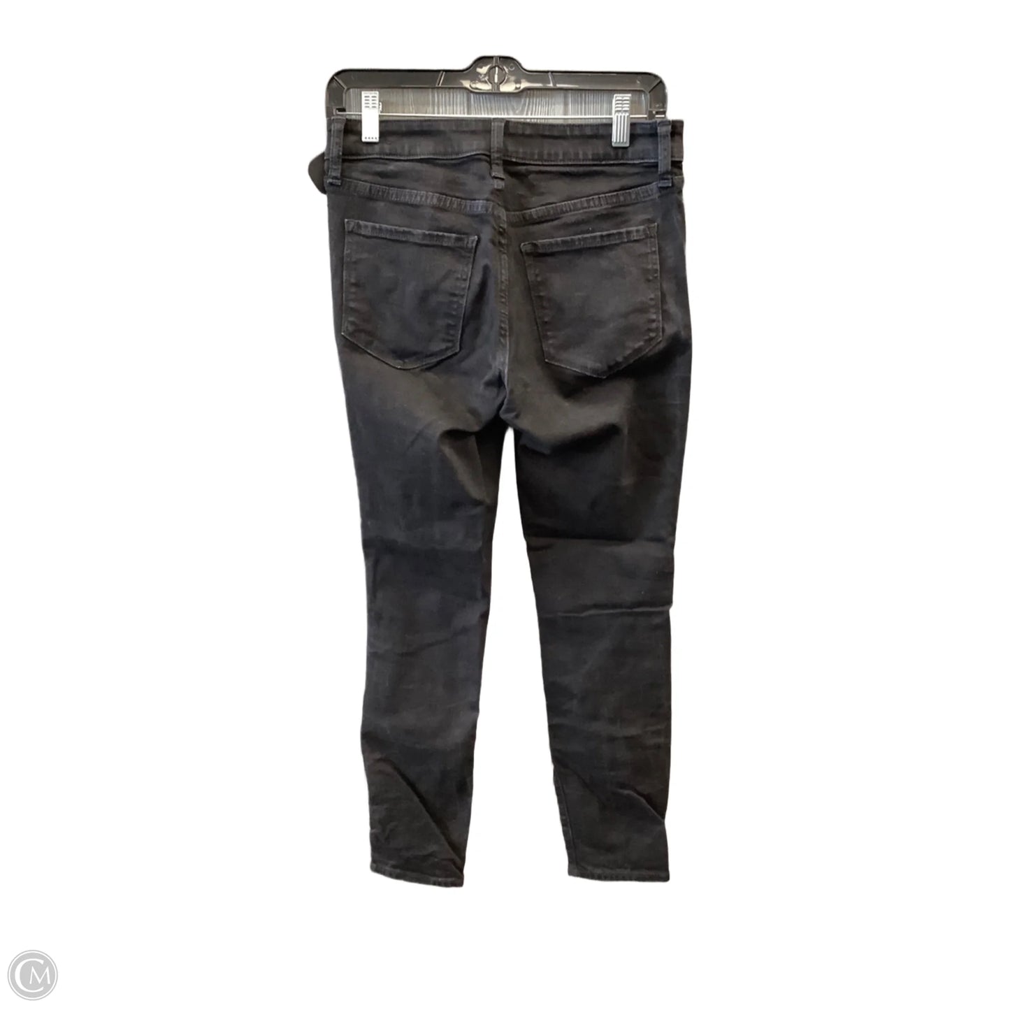 Jeans Skinny By Gap In Black Denim, Size: 6