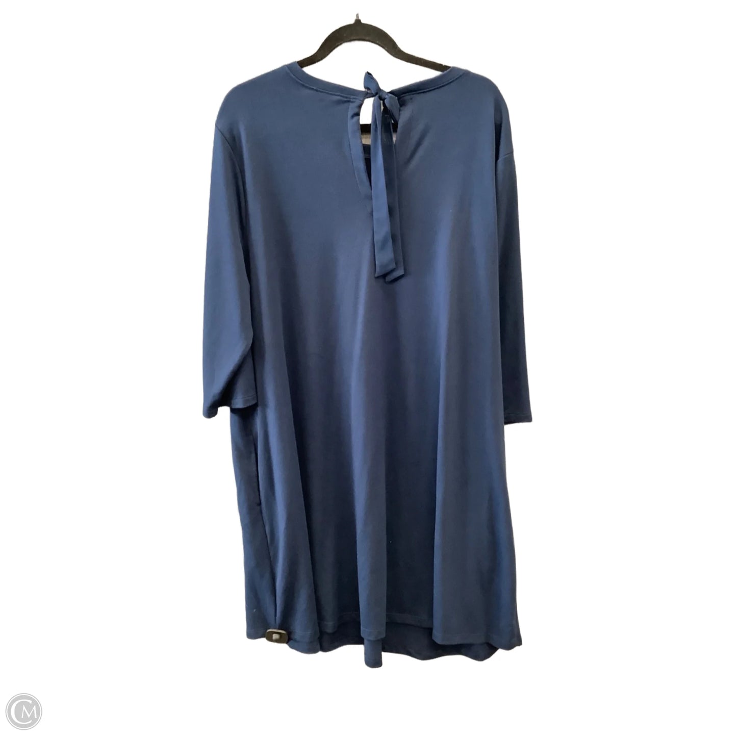 Dress Casual Midi By Terra & Sky In Navy, Size: 1x