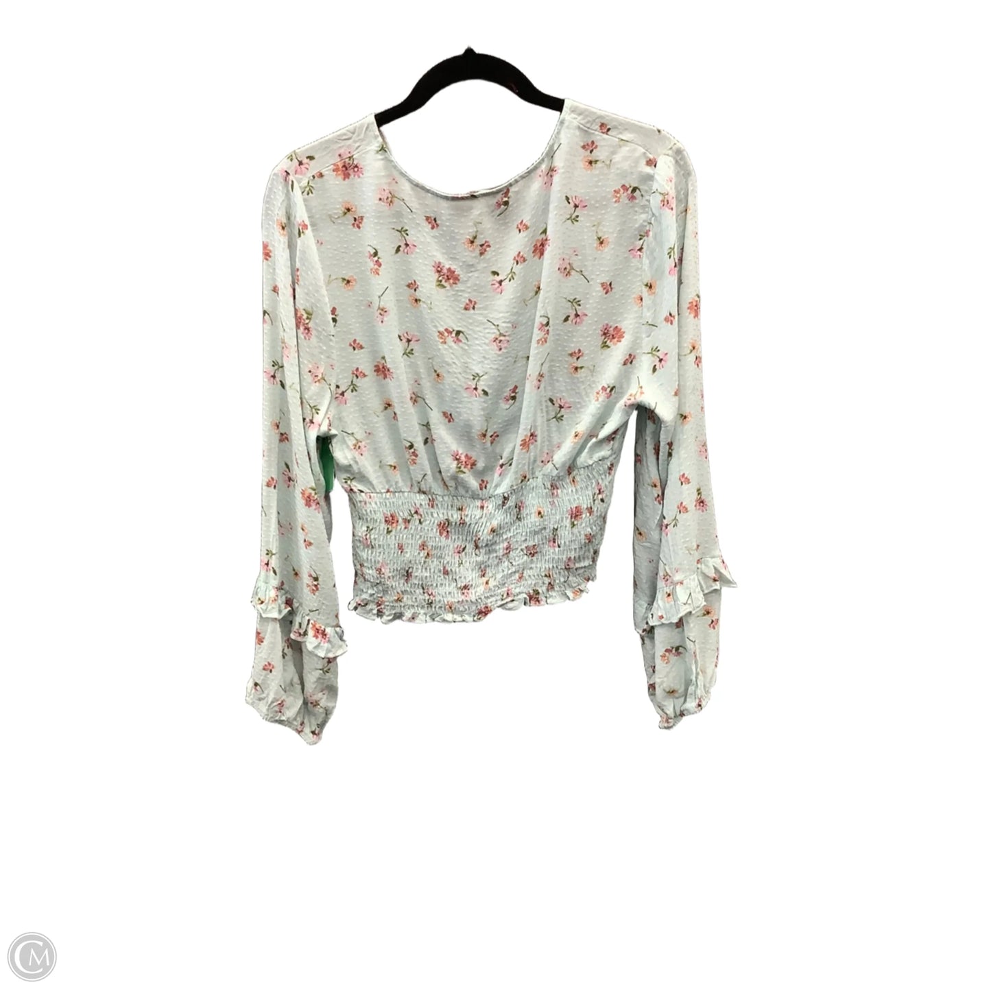 Top Long Sleeve By Altard State In Blue, Size: L