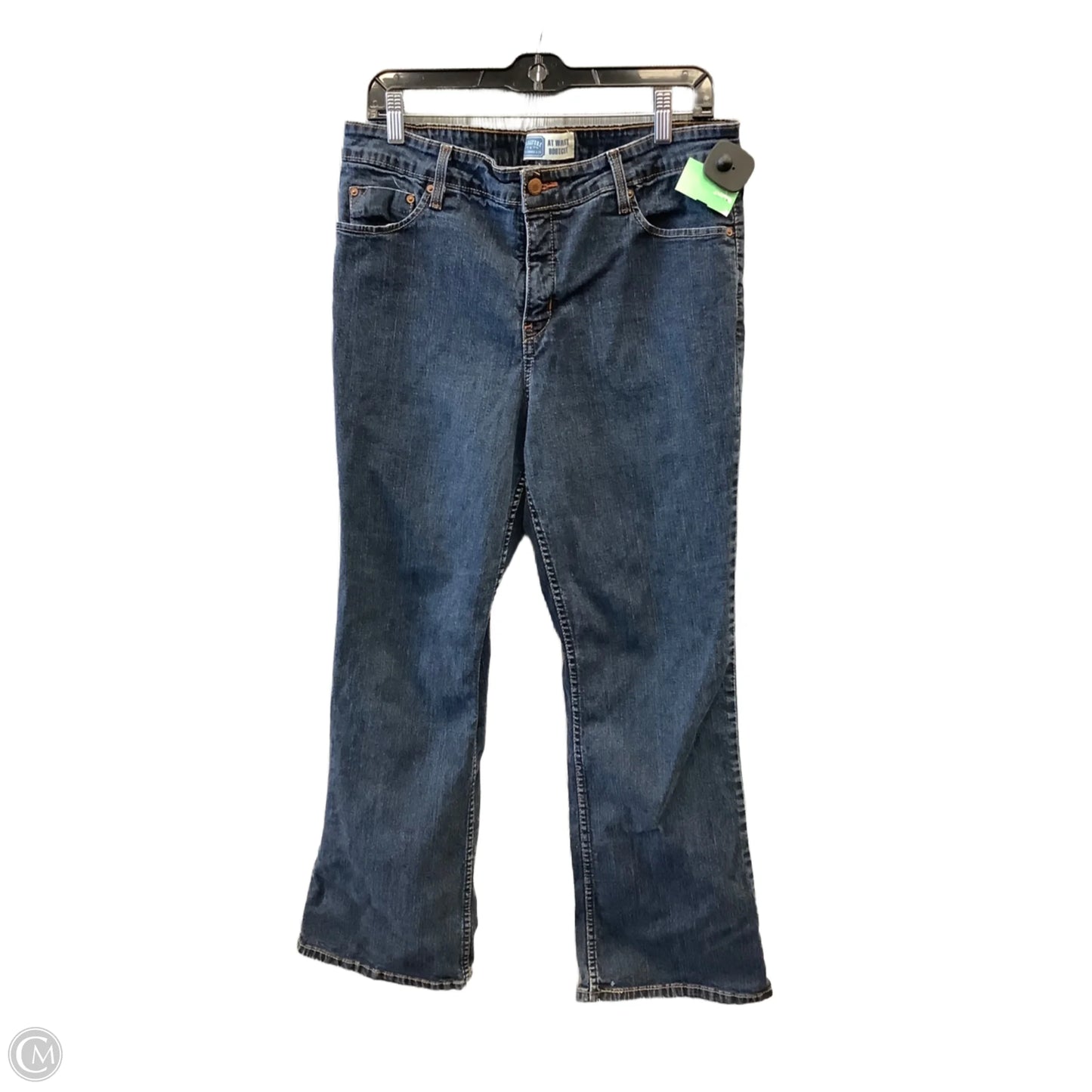 Jeans Boot Cut By Levis Signature In Blue Denim, Size: 14