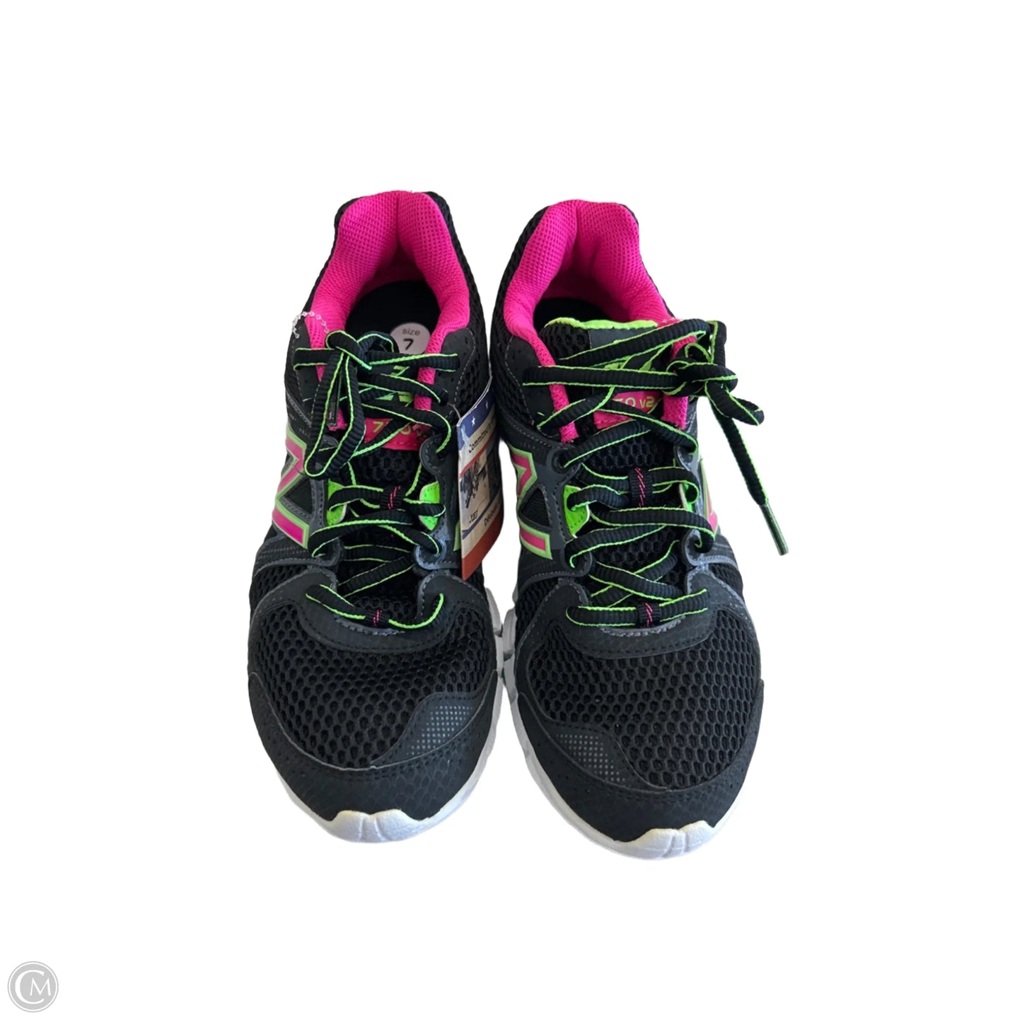 Shoes Athletic By New Balance In Black & Pink, Size: 7