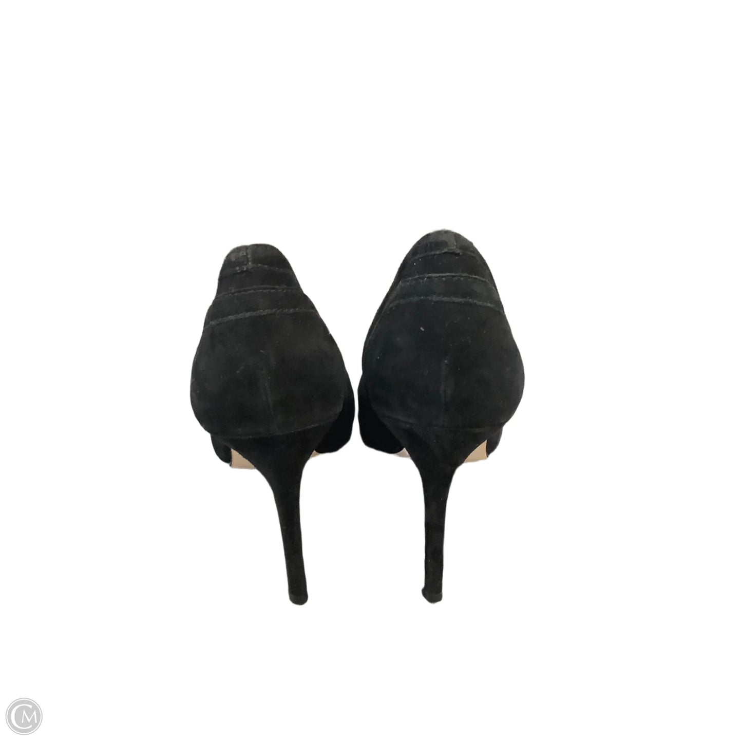 Sandals Heels Kitten By Nine West In Black, Size: 9.5