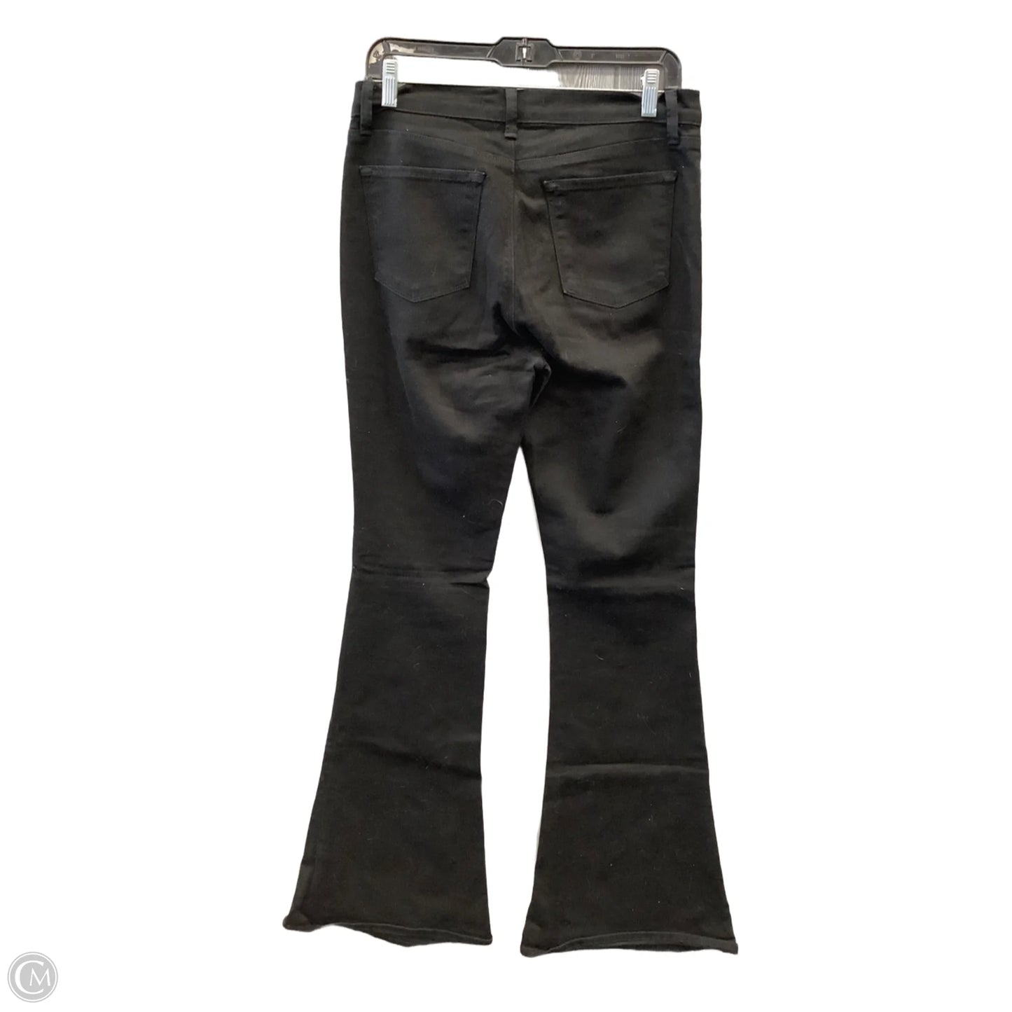 Jeans Flared By J Brand In Black Denim, Size: 8