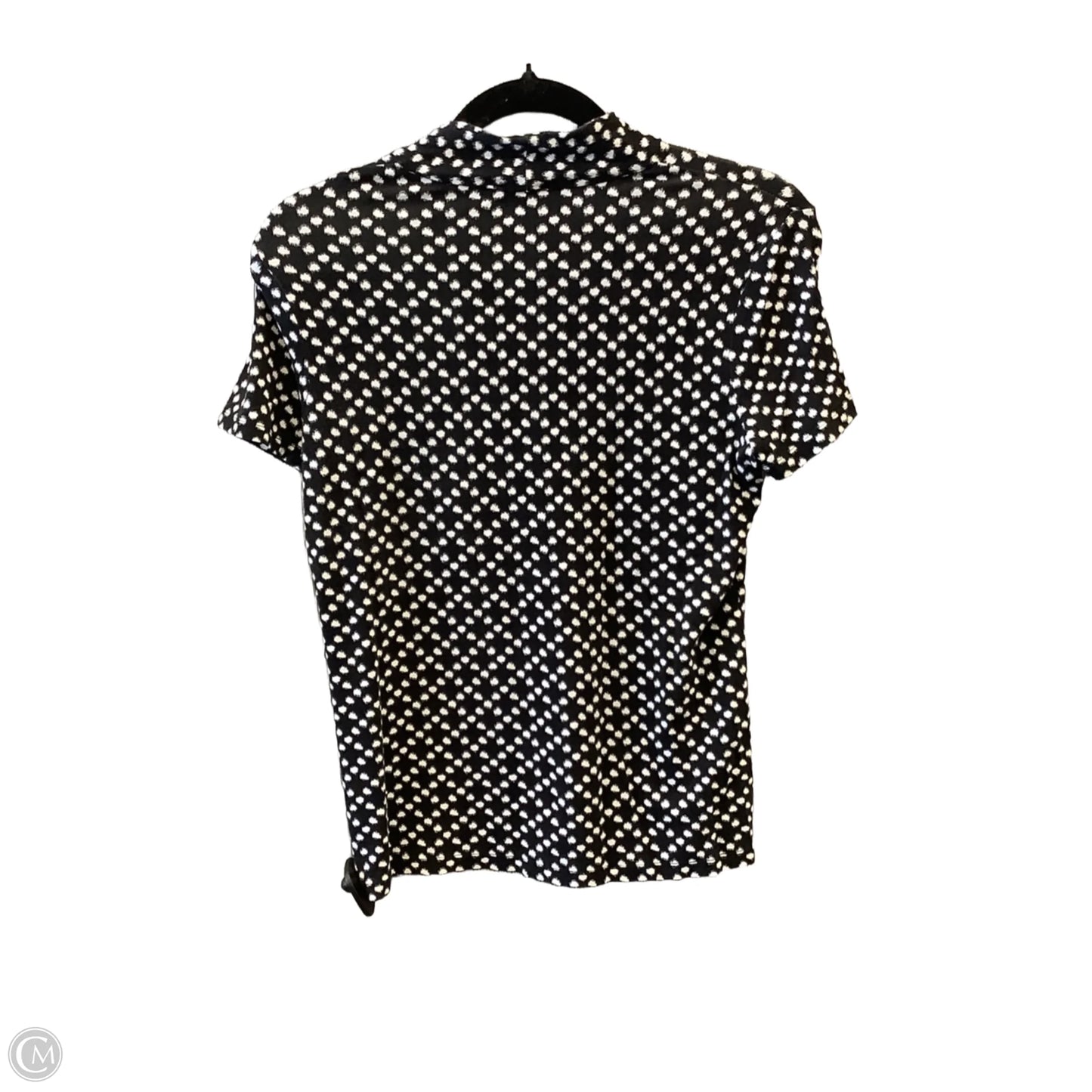 Top Short Sleeve By Talbots In Black, Size: Sp