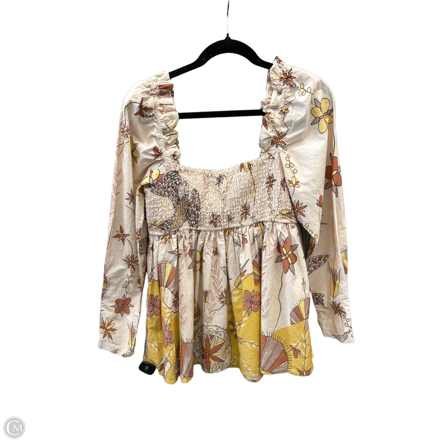 Blouse Long Sleeve By Clothes Mentor In Pink, Size: S