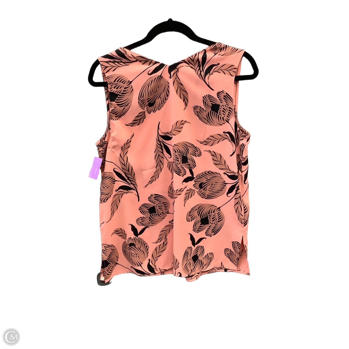 Top Sleeveless By Ann Taylor In Coral, Size: S
