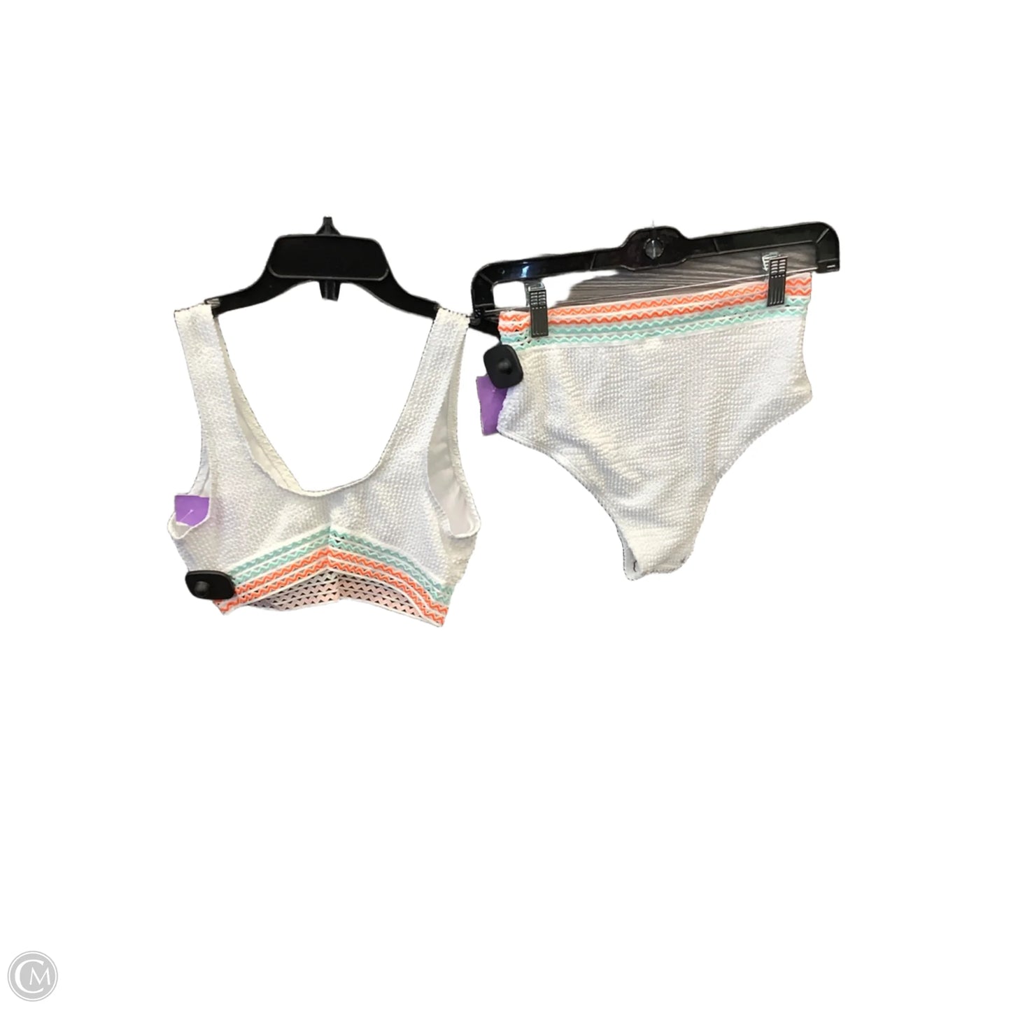 Swimsuit 2pc By Cmf In White, Size: S