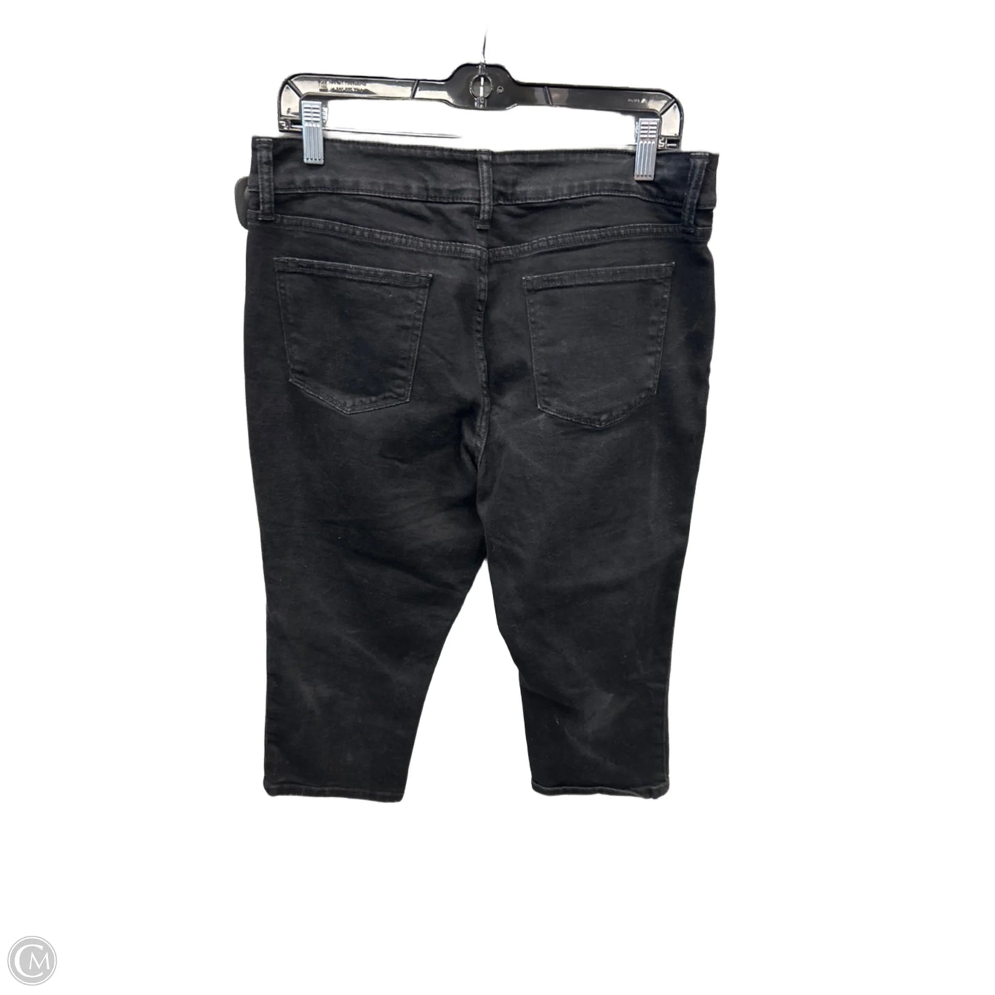 Capris By St Johns Bay In Black Denim, Size: 16
