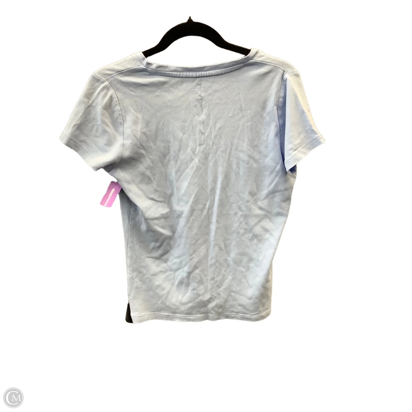 Top Short Sleeve Basic By St Johns Bay In Blue, Size: M