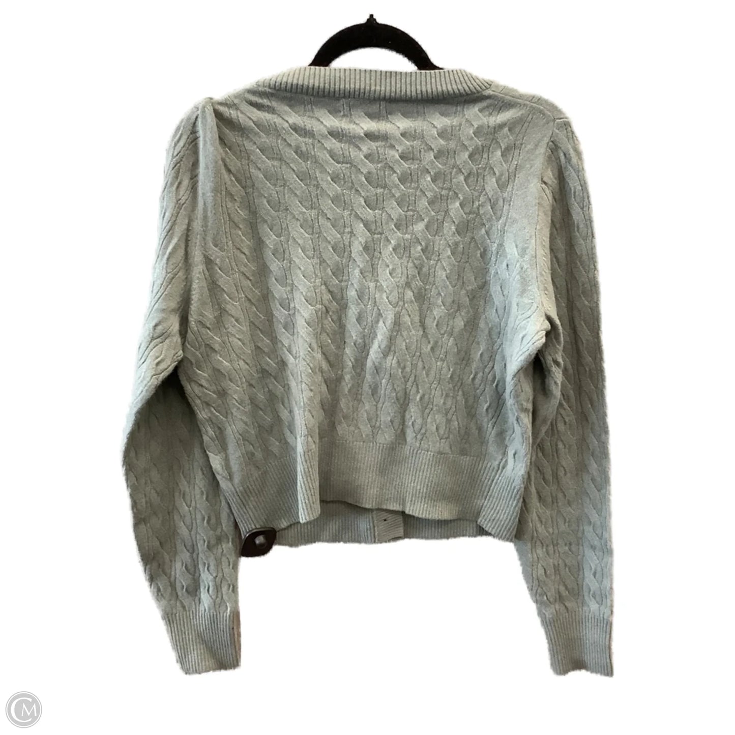 Sweater Cardigan Cashmere By J. Crew In Grey, Size: L