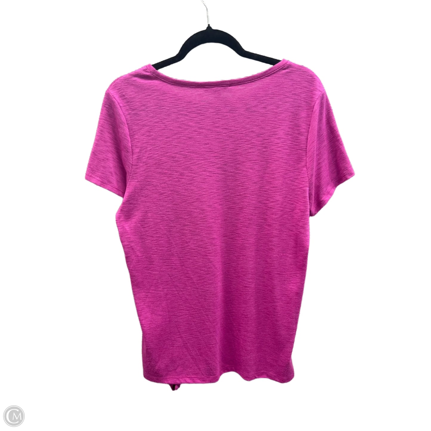 Top Short Sleeve By Inc In Pink, Size: L