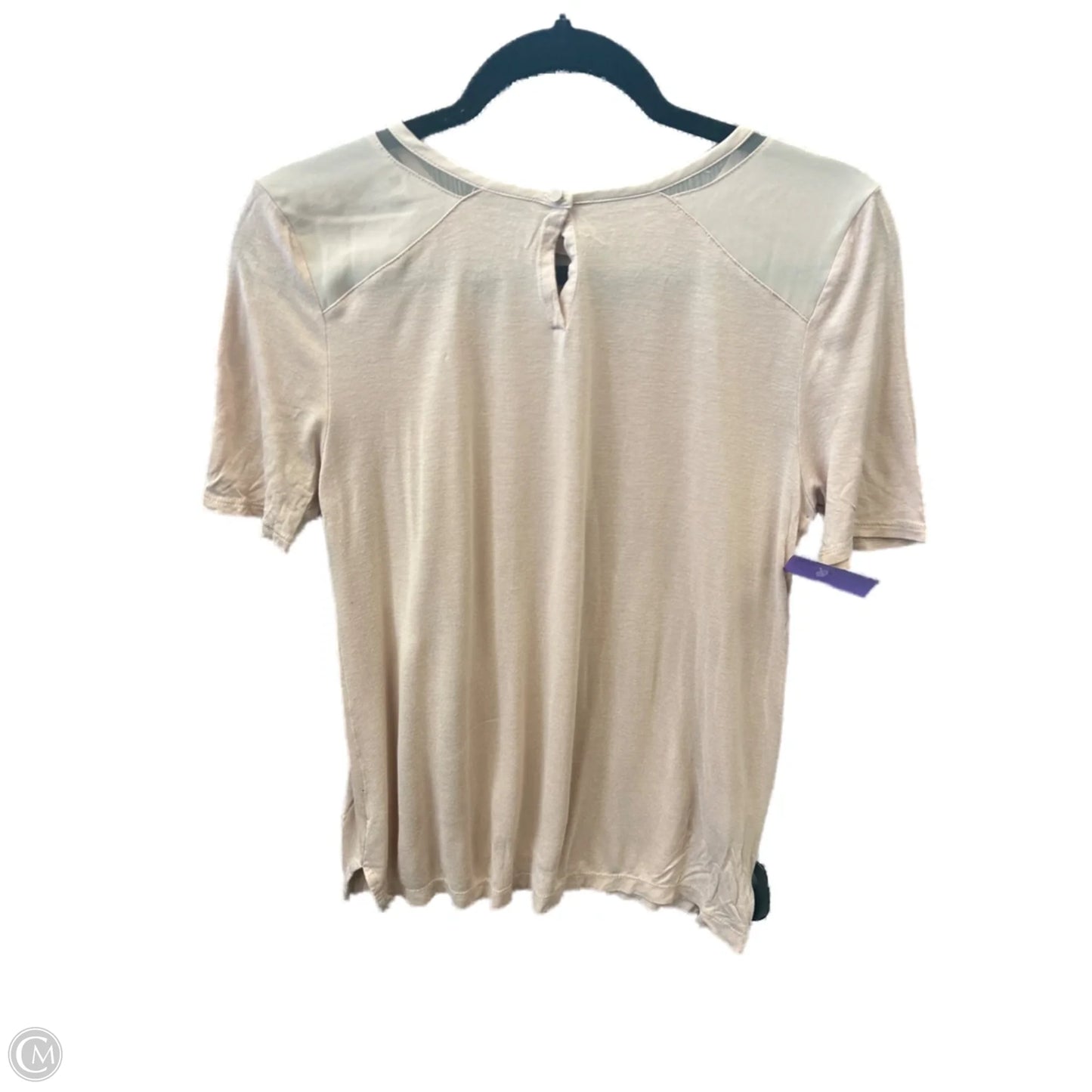 Top Short Sleeve By Loft In Pink, Size: S